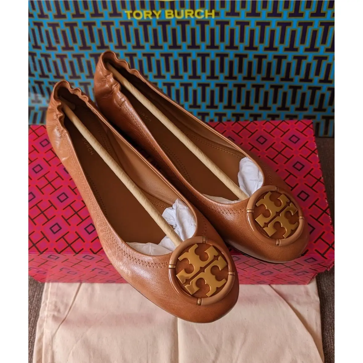 Tory Burch shoes - Tory Burch Logo - Logo - tan 6