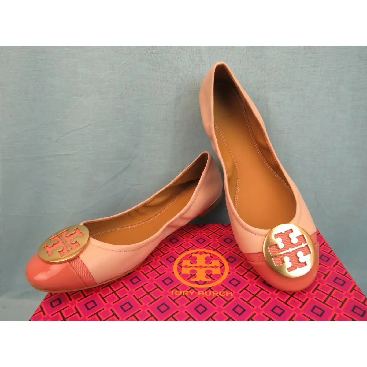 Tory Burch shoes - Minnie Cap-toe - Minnie - Sea Shell Pink / Tramonto (UPC: 192485443400) 0