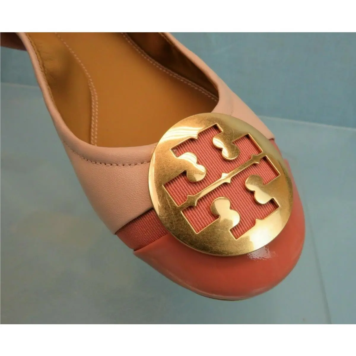 Tory Burch shoes - Minnie Cap-toe - Minnie - Sea Shell Pink / Tramonto (UPC: 192485443400) 1