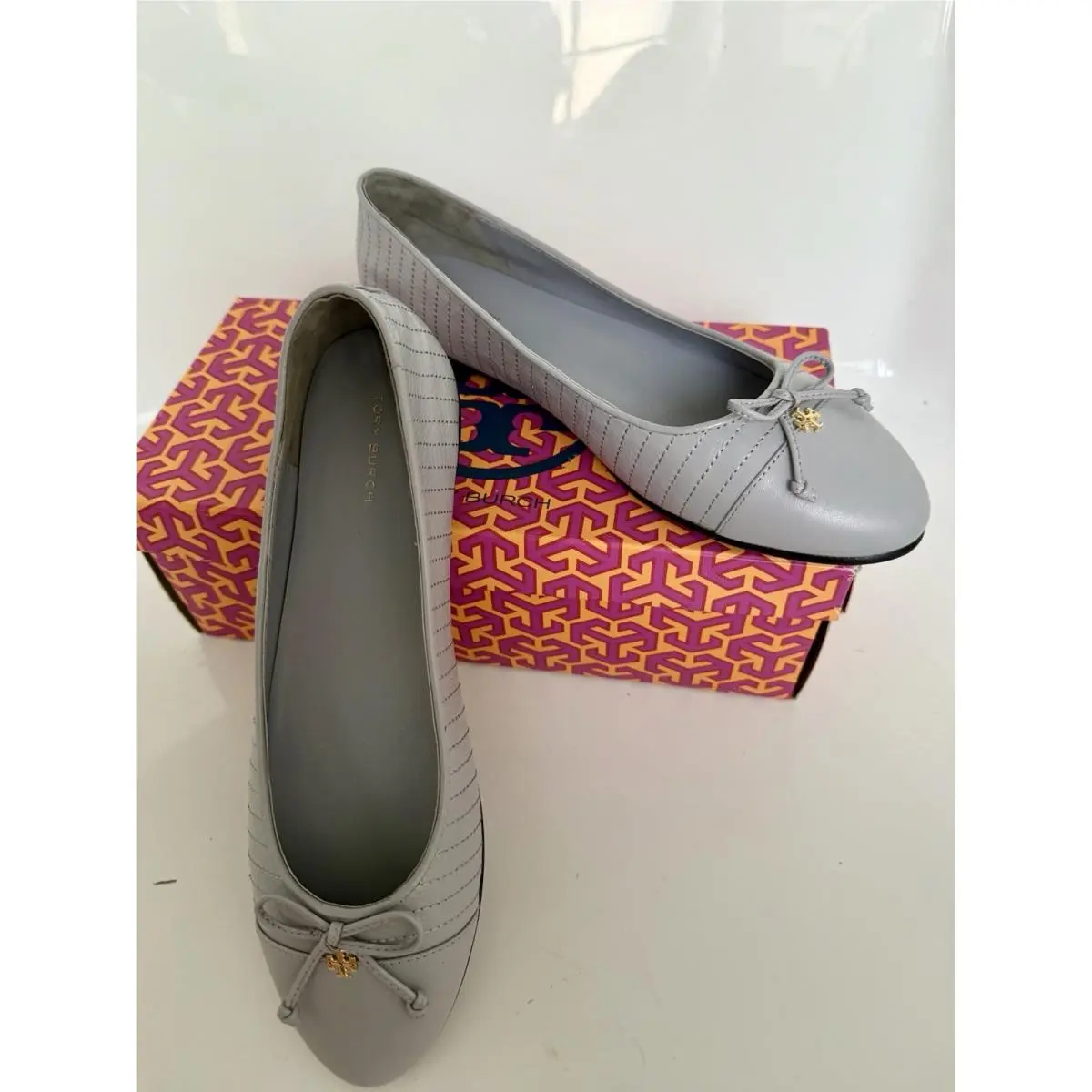 Tory Burch shoes - Tory Burch Logo - Logo - Gray 13