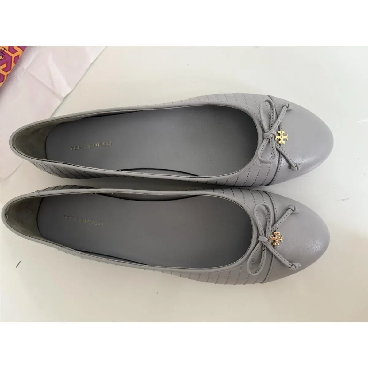 Tory Burch shoes - Tory Burch Logo - Logo - Gray 5