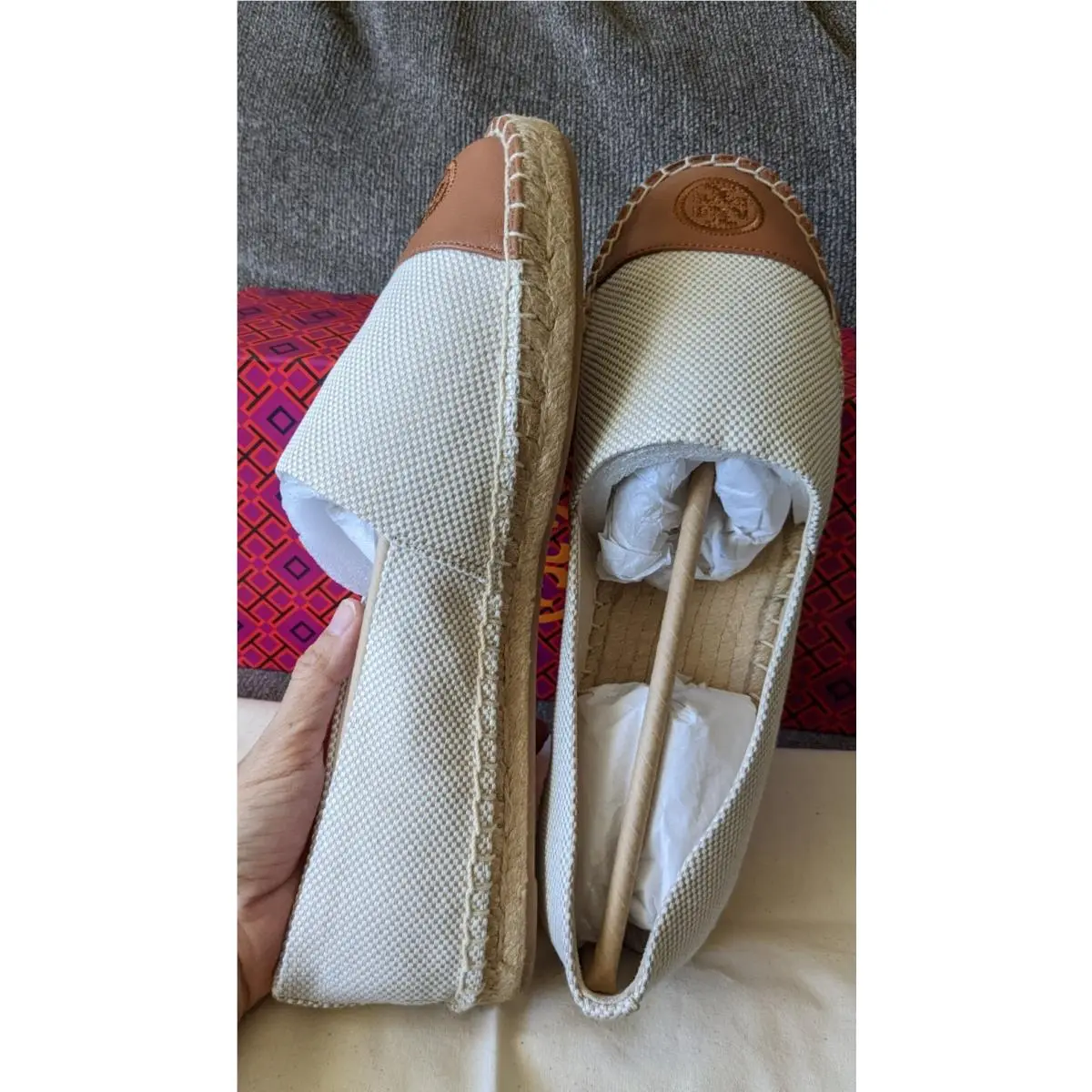 Tory Burch shoes - Tory Burch Color-Block - natural/ tan 1