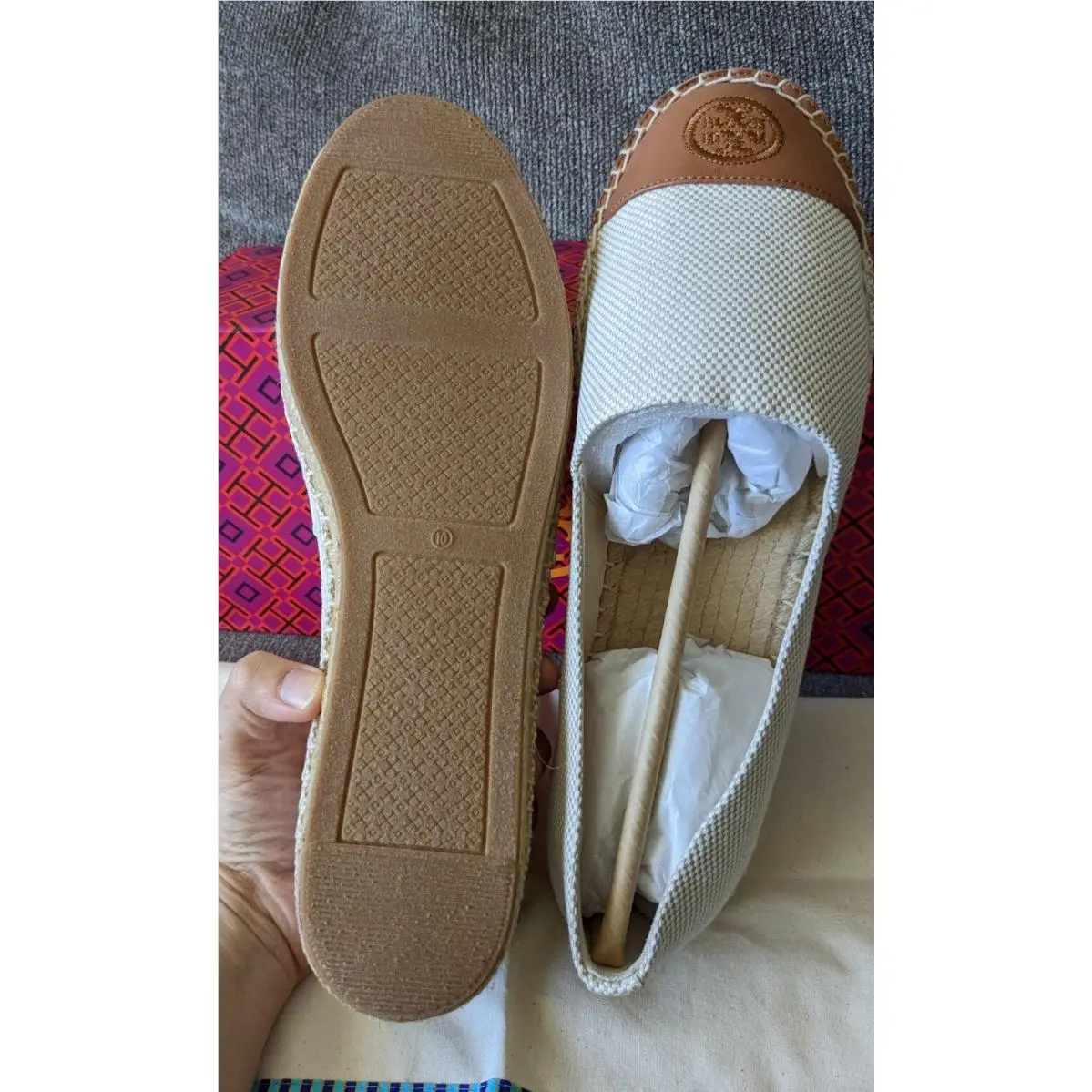 Tory Burch shoes - Tory Burch Color-Block - natural/ tan 2