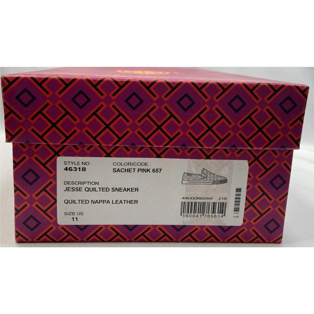 Tory Burch shoes - Jesse Quilted Sneaker - Jesse Quilted Sneaker - 46318 - Pink, Manufacturer: Sachet Pink (UPC: 190041765607) 6