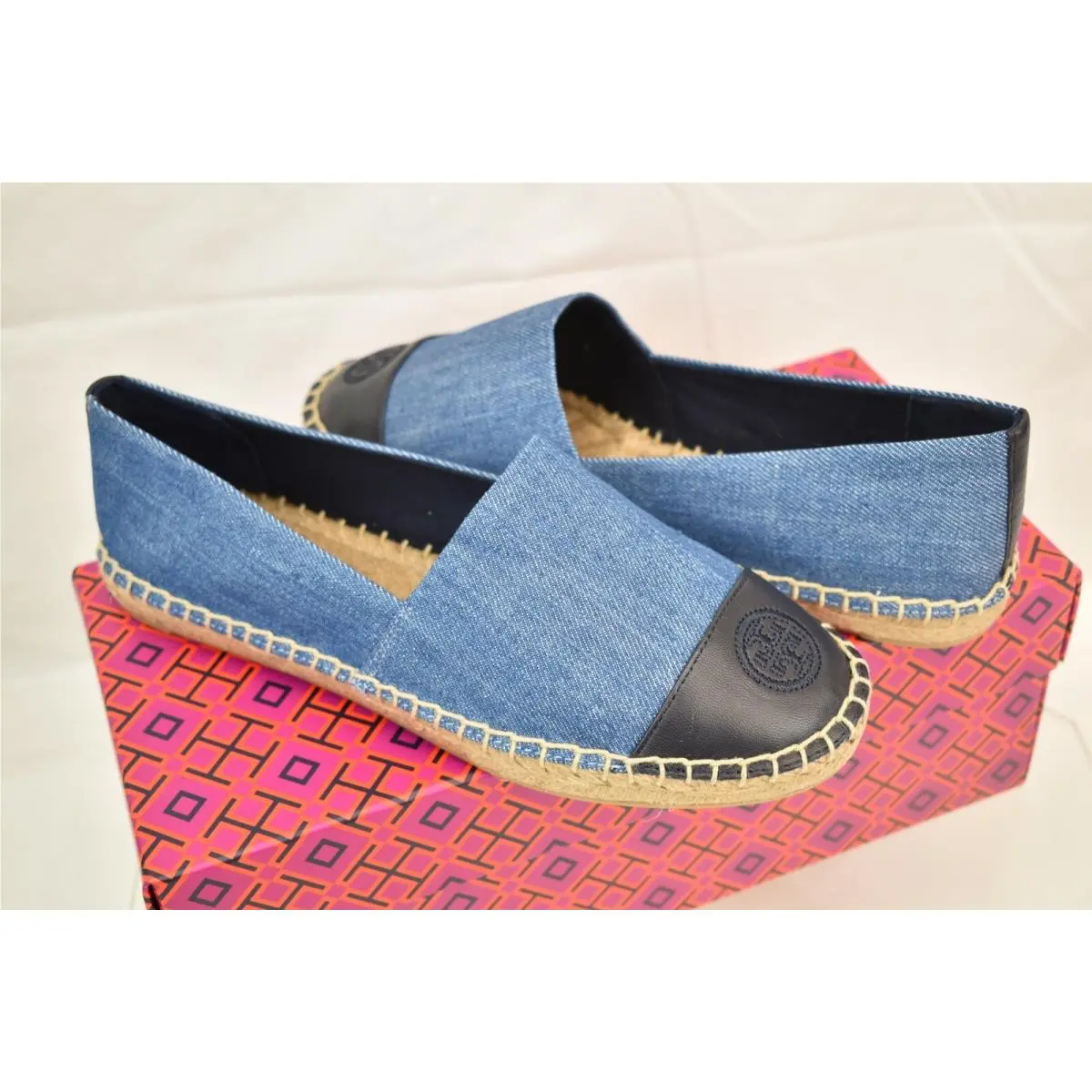 Tory Burch shoes - COLOR BLOCK FLAT - COLOR BLOCK FLAT - Denim chambray/perfect navy 3