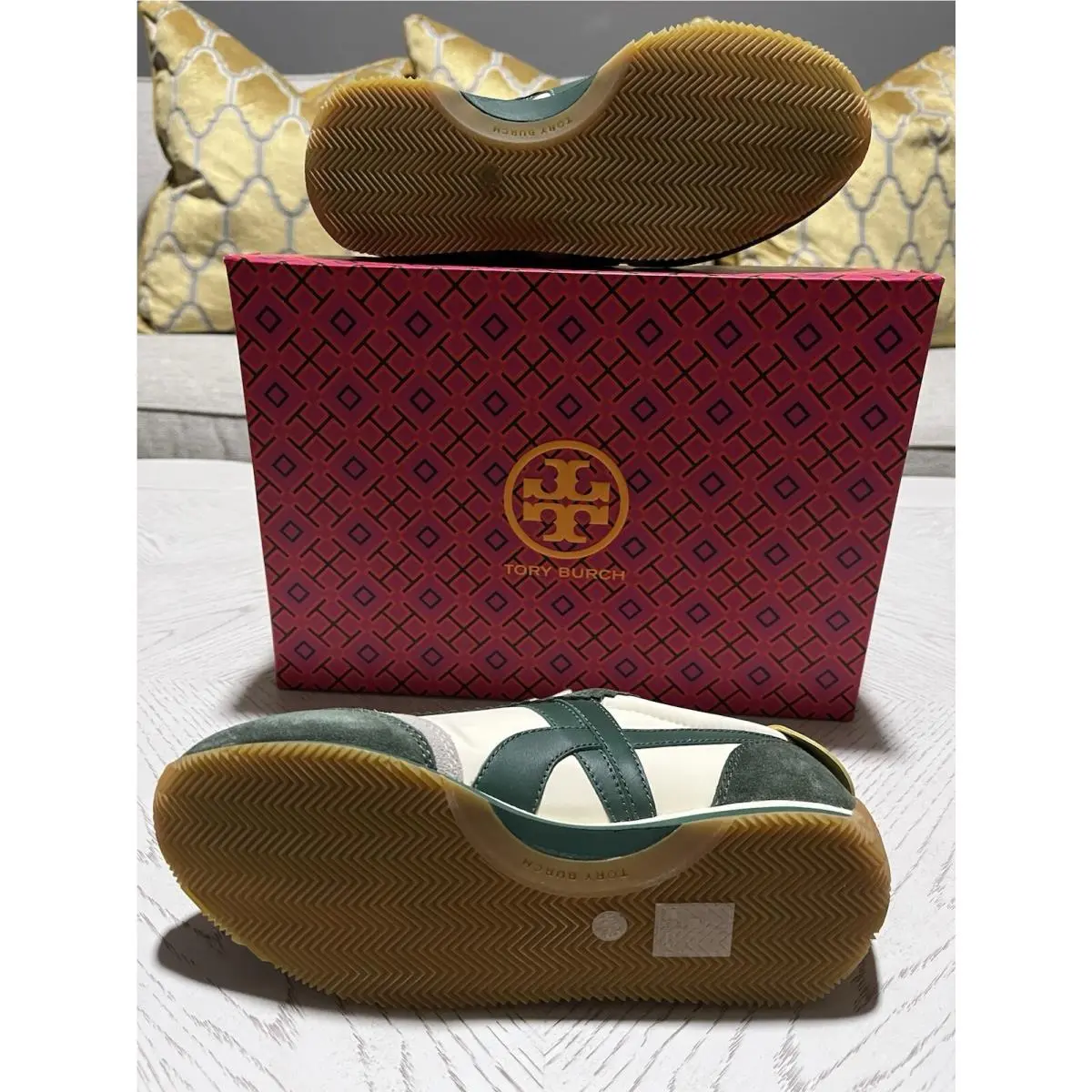 Tory Burch shoes - Tory Burch Hank - Hank - Ivory / Militare 3