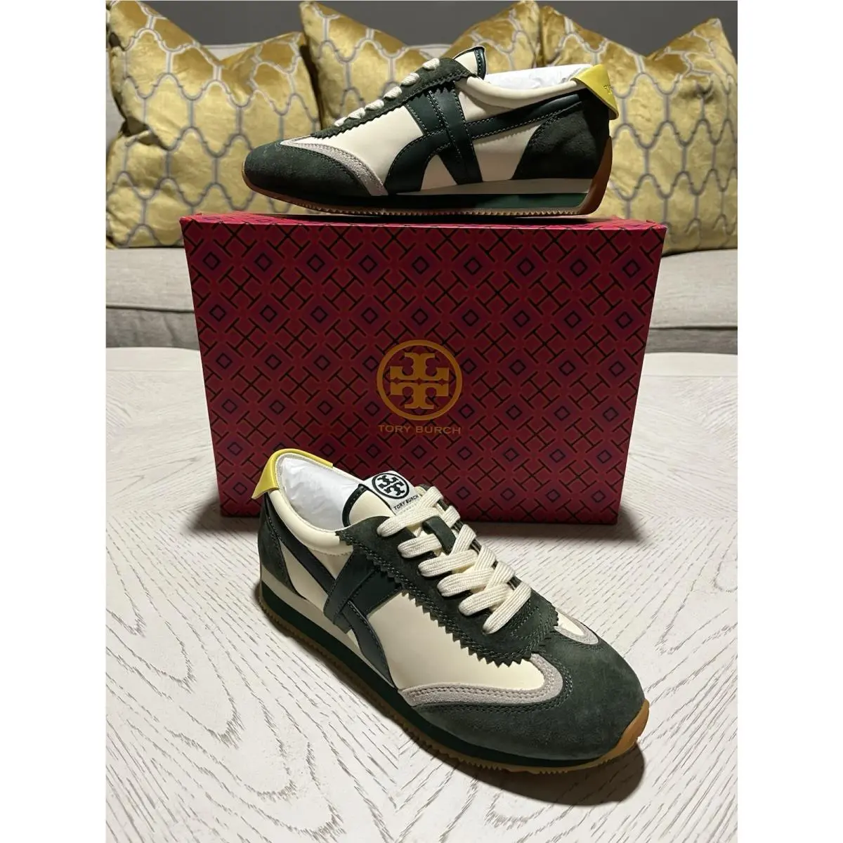 Tory Burch shoes - Tory Burch Hank - Hank - Ivory / Militare 0