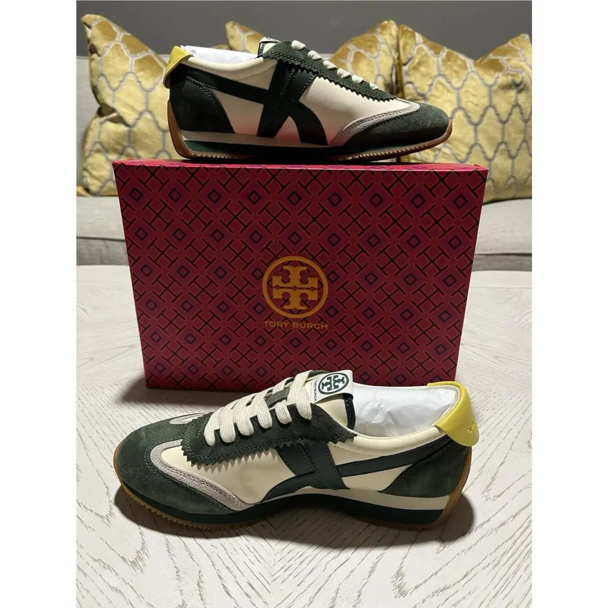 Tory Burch shoes - Tory Burch Hank - Hank - Ivory / Militare 1