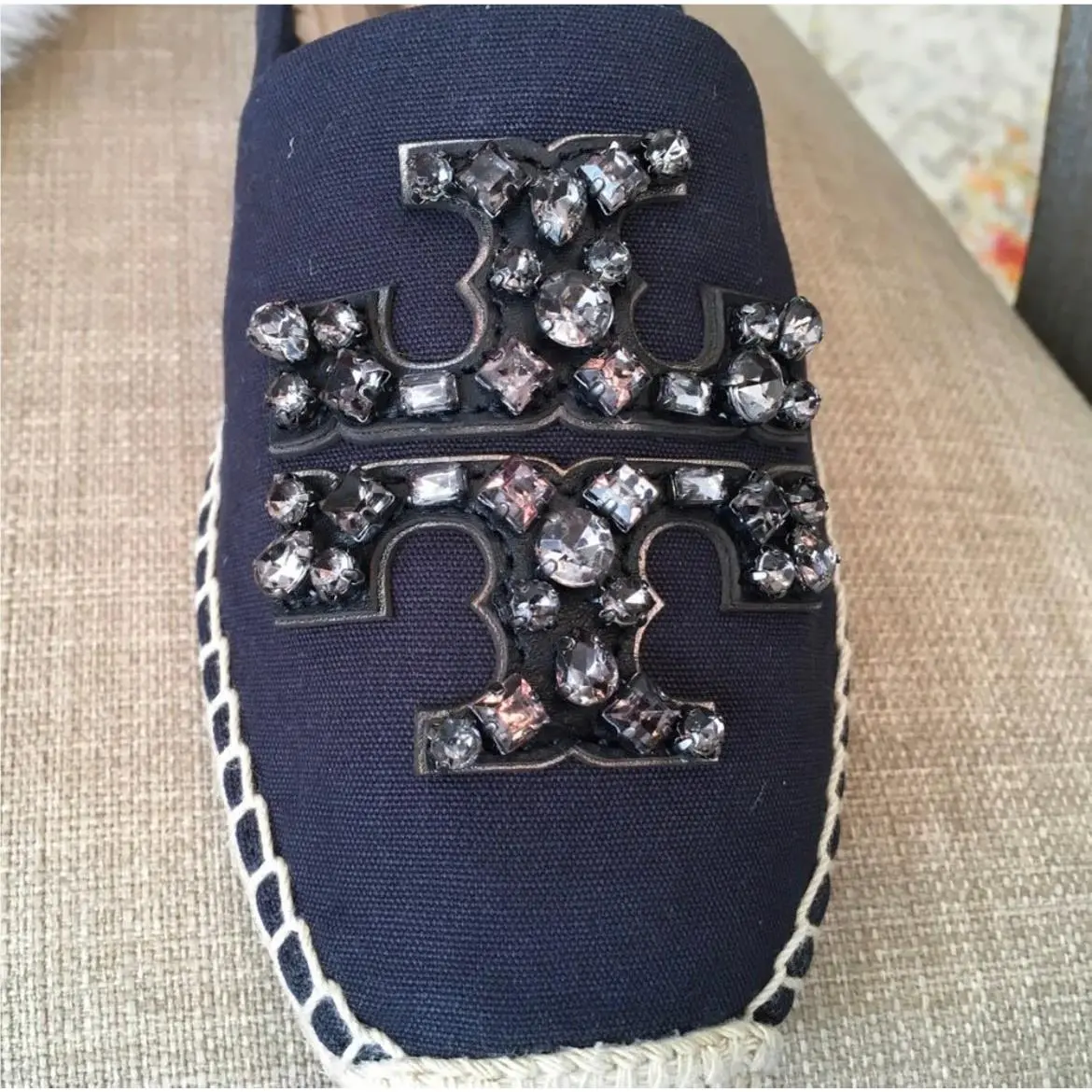 Tory Burch shoes - Tory Burch Logo - Logo - Blue 5