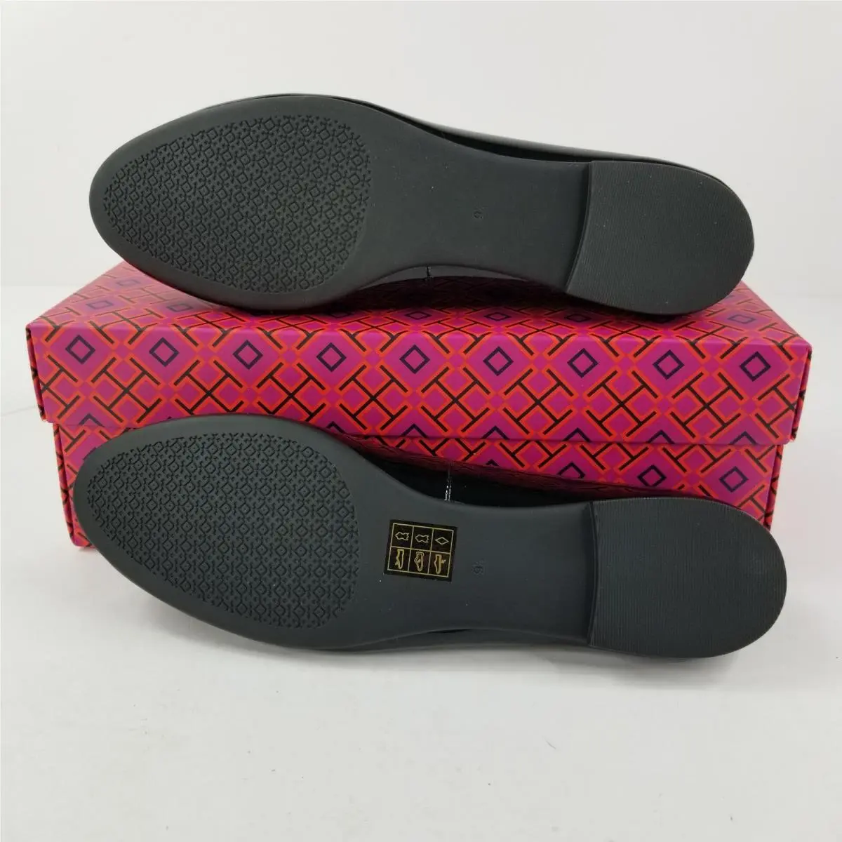 Tory Burch shoes - Tory Burch Claire Ballet Flat - Black/Gold (UPC: 192485090284) 16