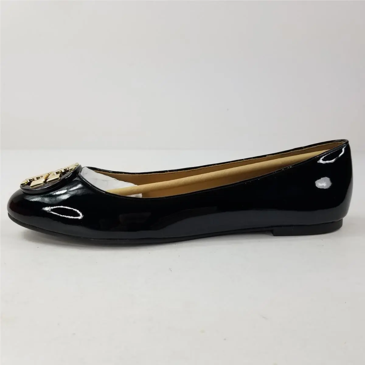 Tory Burch shoes - Tory Burch Claire Ballet Flat - Black/Gold (UPC: 192485090284) 3