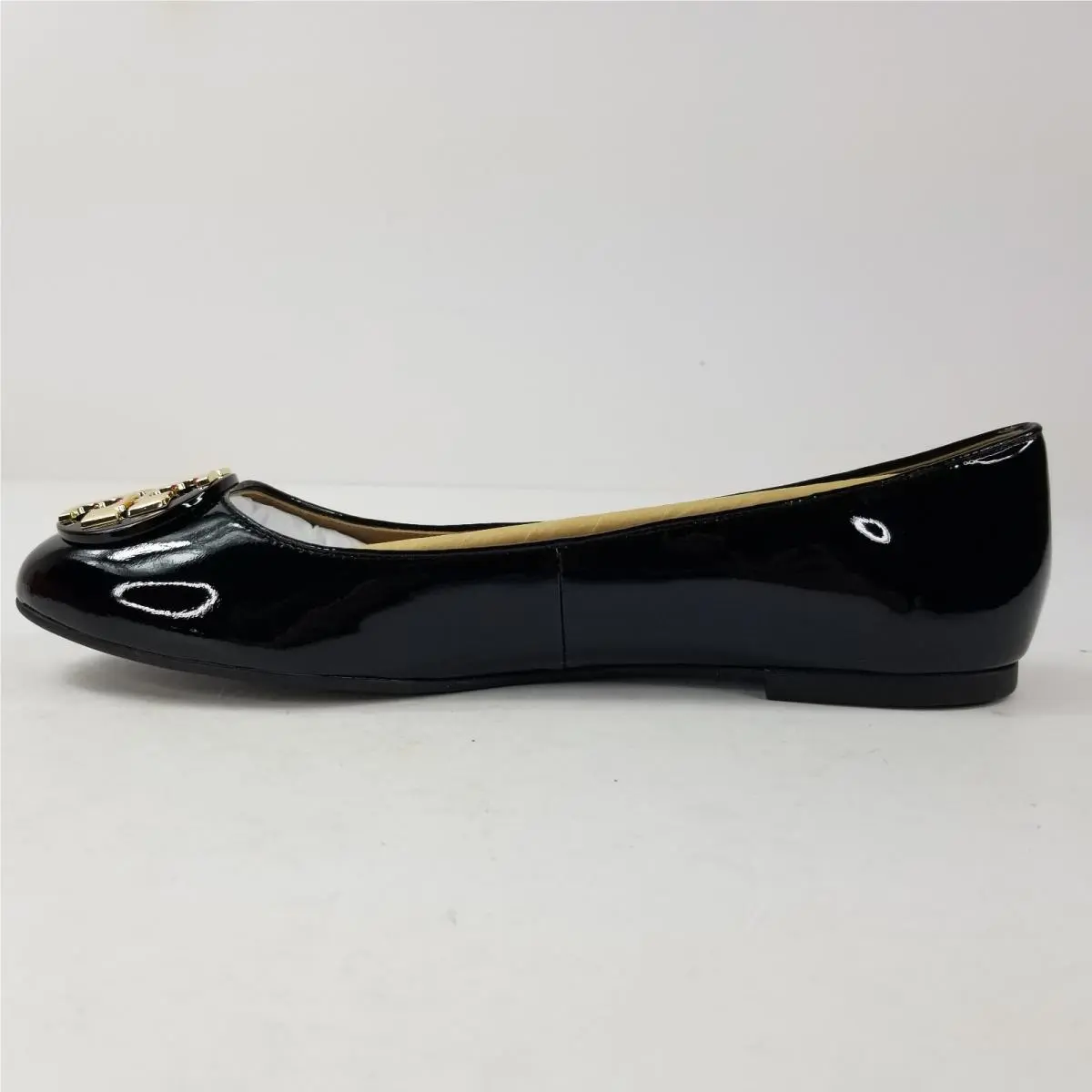 Tory Burch shoes - Tory Burch Claire Ballet Flat - Black/Gold (UPC: 192485090284) 6