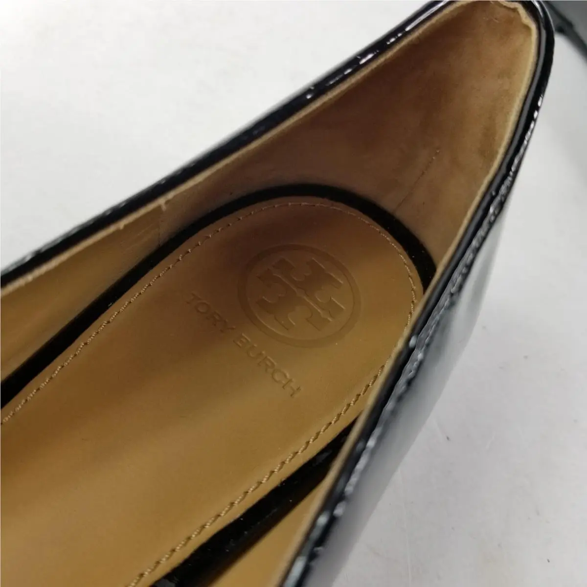 Tory Burch shoes - Tory Burch Claire Ballet Flat - Black/Gold (UPC: 192485090284) 9
