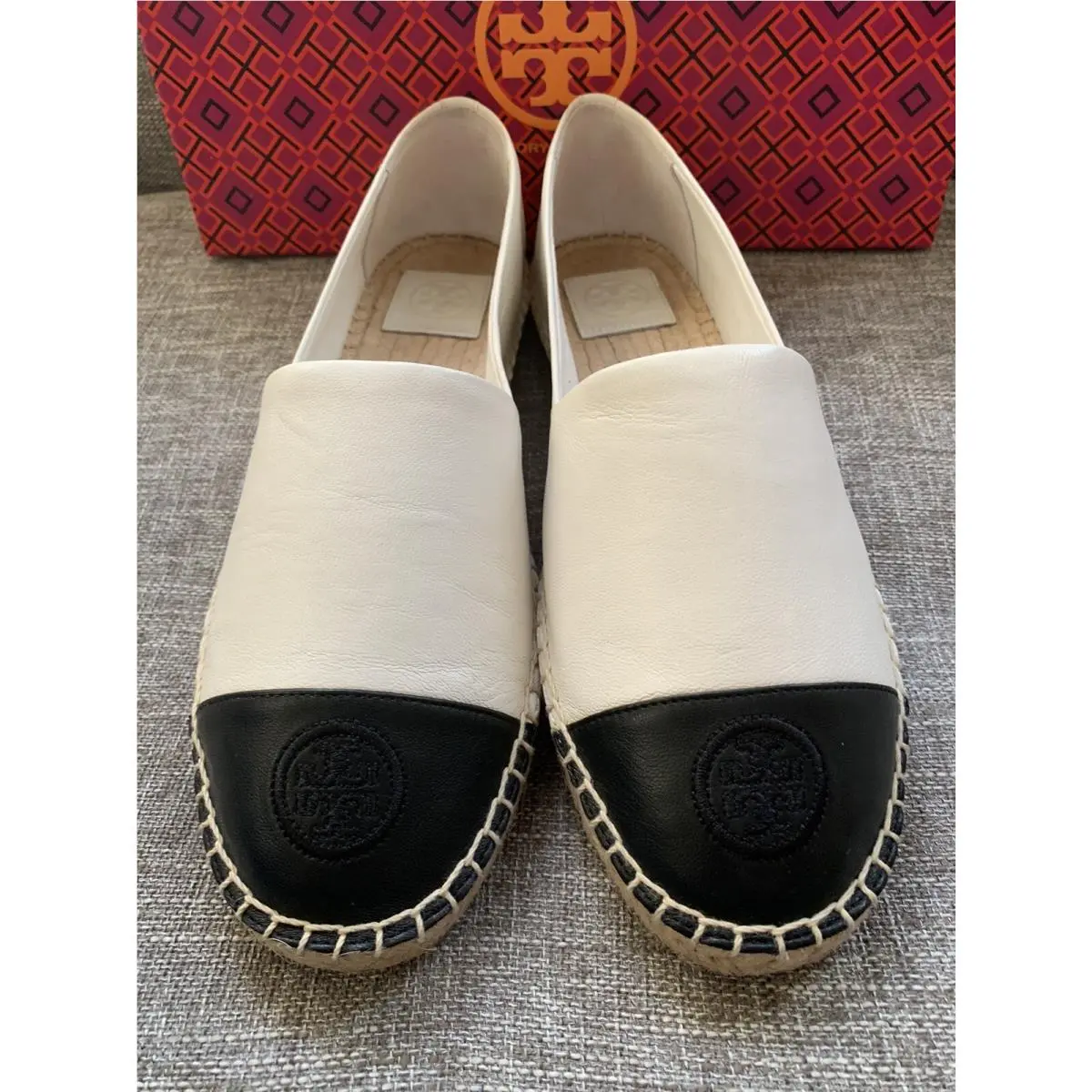 Tory Burch shoes - Tory Burch Color-Block - ivory/black 0