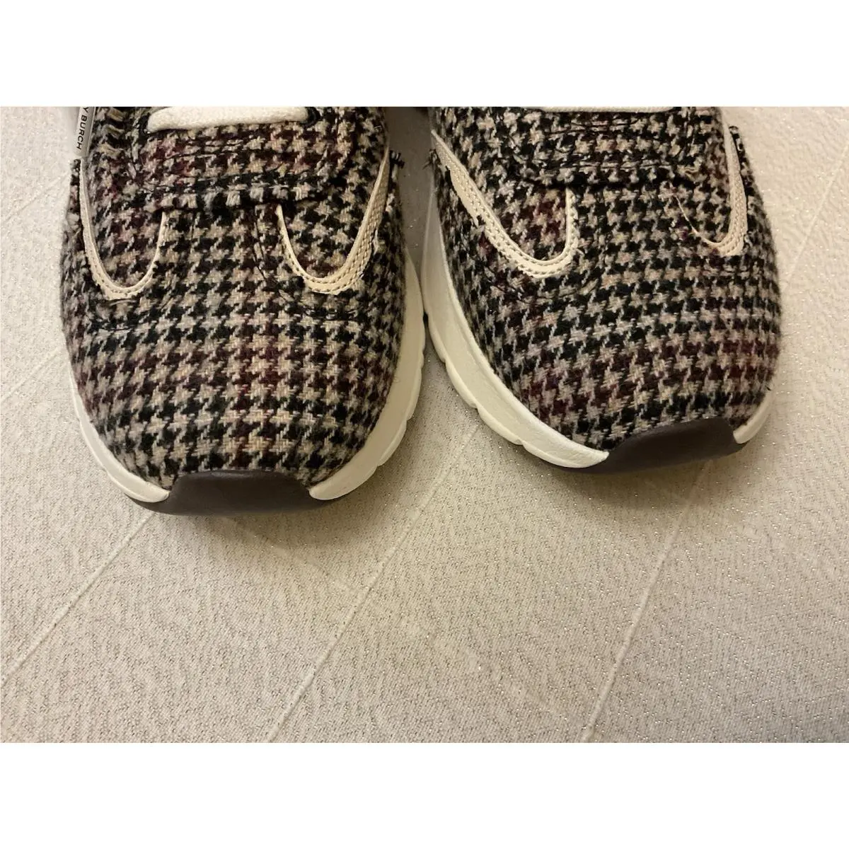 Tory Burch shoes - Tory Burch Good Luck Trainer Herringbone/New Ivory - Ivory/Brown Multi 7