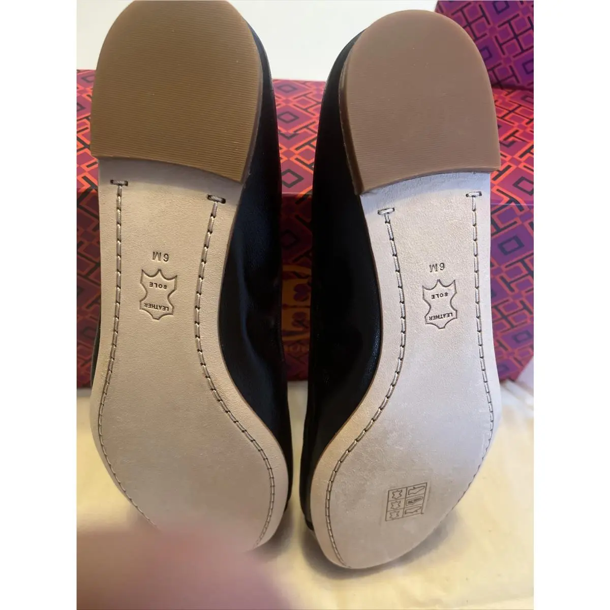 Tory Burch shoes - Mini Cap-Toe Ballet - Mini Ballet - Black, Manufacturer: Light Taupe/Heron Gray (UPC: 0192485338812) 9
