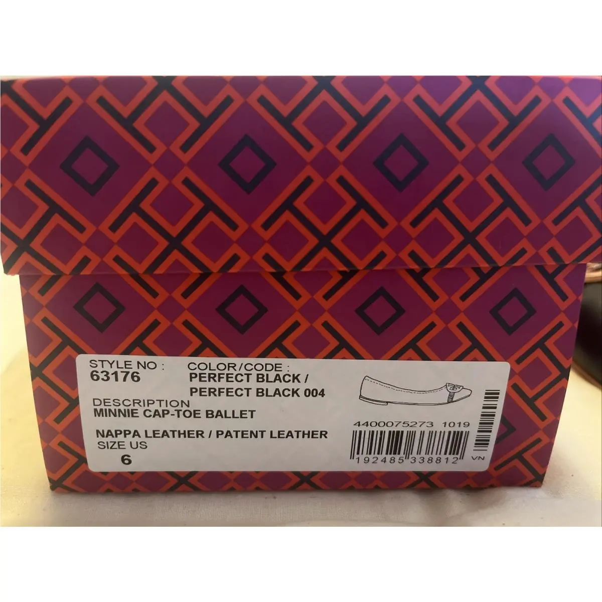 Tory Burch shoes - Mini Cap-Toe Ballet - Mini Ballet - Black, Manufacturer: Light Taupe/Heron Gray (UPC: 0192485338812) 10
