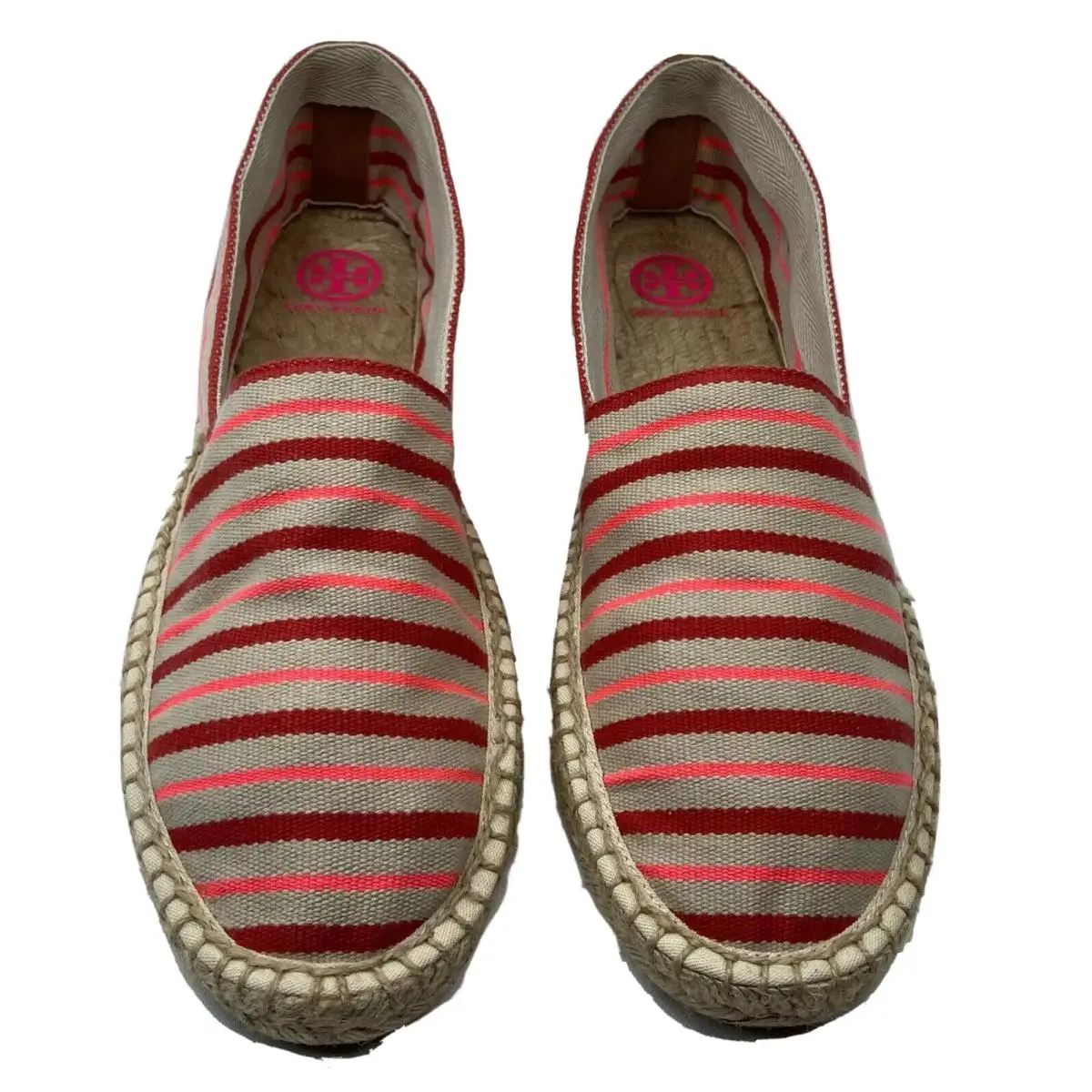 Tory Burch shoes - Espadrille - Espadrille - Multicolor, Manufacturer: Linen-Fluo Pink-Masai/Red/Natural/Royal 968 (UPC: 888736442208) 1
