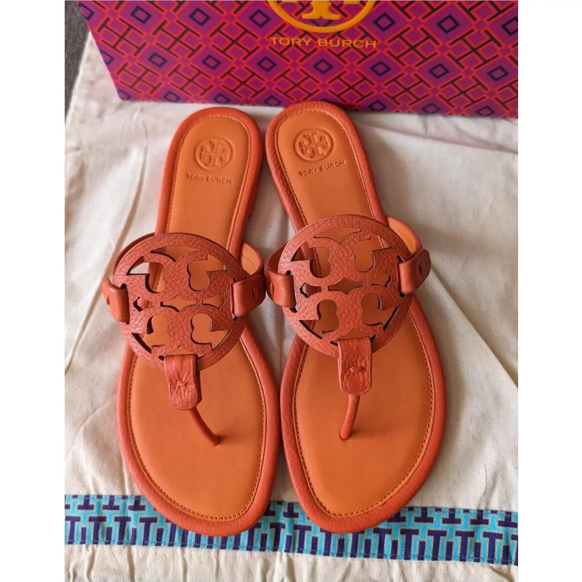 Tory Burch shoes - Tory Burch Logo - Logo - aragosta/ poppy red 0