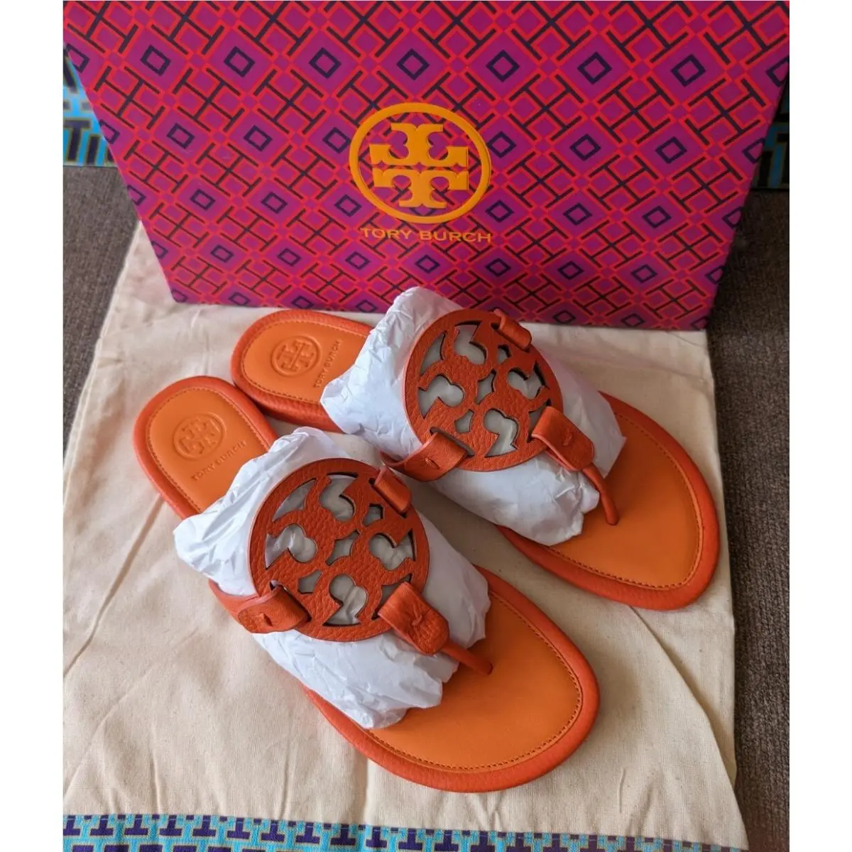 Tory Burch shoes - Tory Burch Logo - Logo - aragosta/ poppy red 2