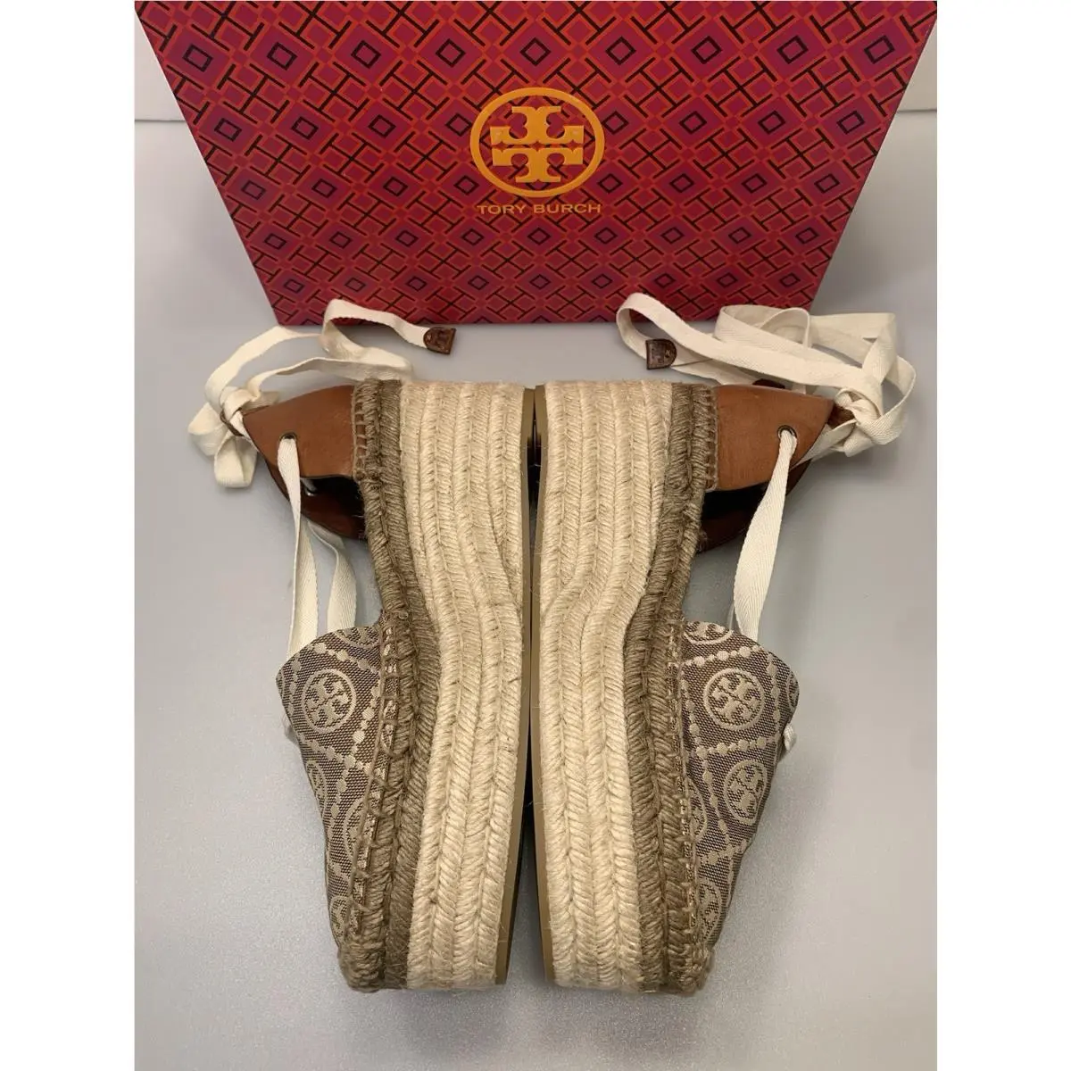 Tory Burch shoes - Espadrille Wedge Platform - Espadrille Wedge Platform - Brown 3