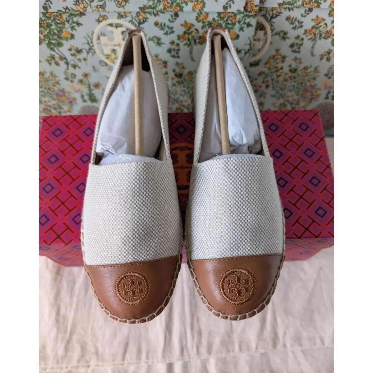 Tory Burch shoes - Tory Burch Color-Block - natural/ tan 0