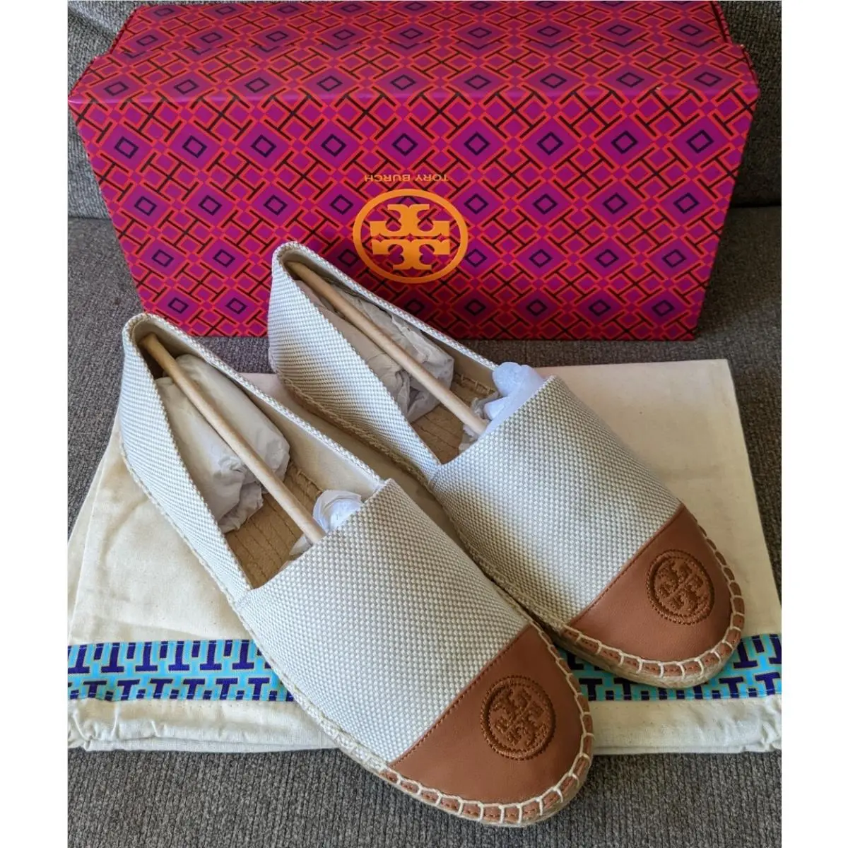 Tory Burch shoes - Tory Burch Color-Block - natural/ tan 1