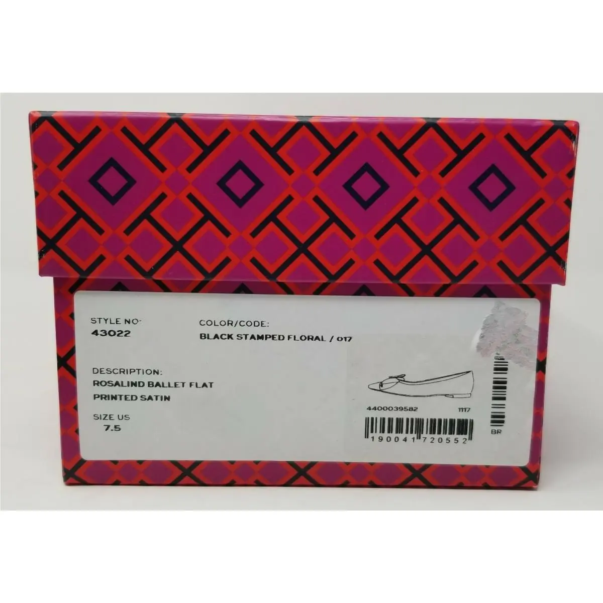 Tory Burch shoes - Tory Burch Rosalind - Rosalind - Black, Manufacturer: Black Stamp Floral (UPC: 190041720552) 8