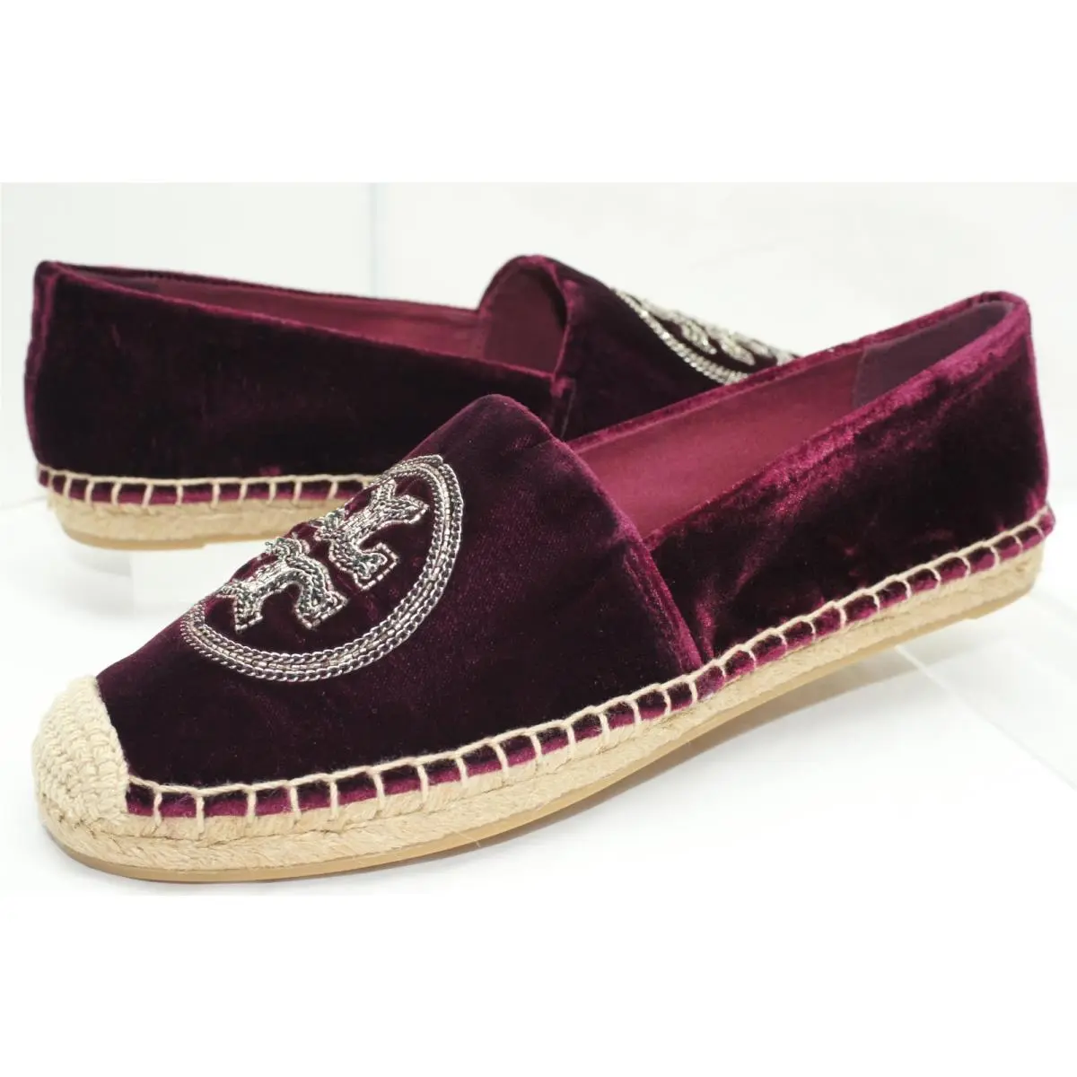 Tory Burch shoes - Tory Burch Logo - Logo - Red, Main: Bordeaux (UPC: 190041647002) 2