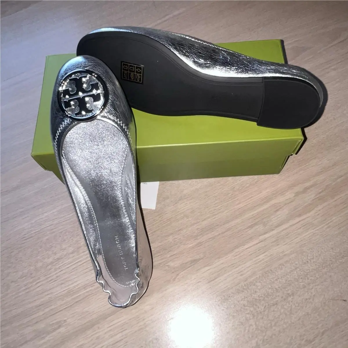 Tory Burch shoes - Tory Burch Logo - Logo - Silver 1