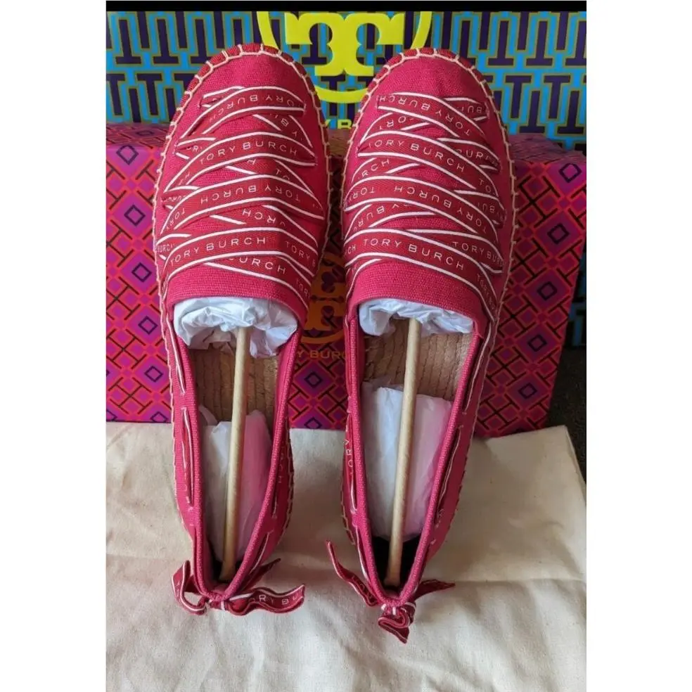 Tory Burch shoes - Tory Burch Logo - Logo - brilliant red/ pink azalea 0