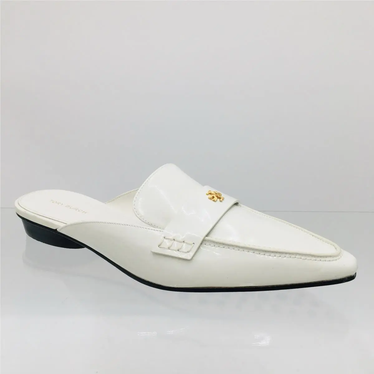 Tory Burch shoes - Tory Burch Delicate Logo Pointed Backless Loafer - Perla 11