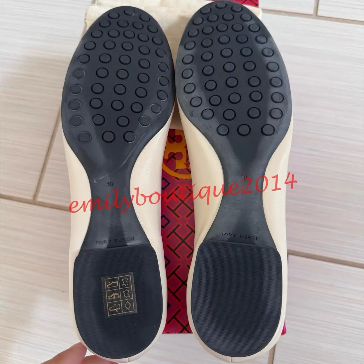 Tory Burch shoes - Tory Burch Claire - Claire - 148336 - New Cream/Black (UPC: 196133673119) 9