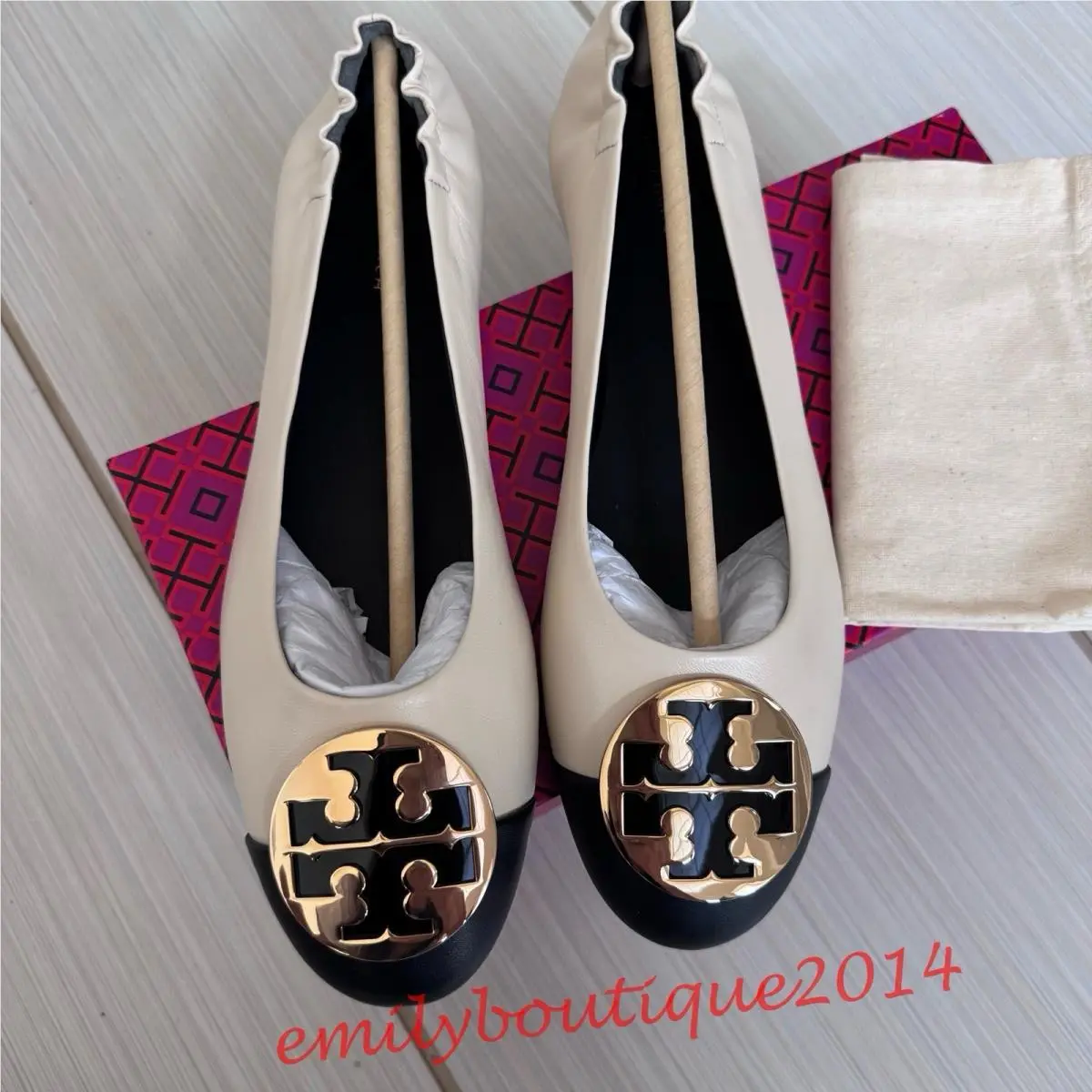 Tory Burch shoes - Tory Burch Claire - Claire - 148336 - New Cream/Black (UPC: 196133673119) 3