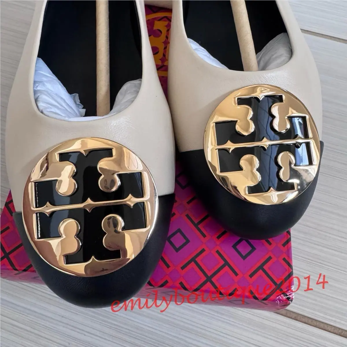 Tory Burch shoes - Tory Burch Claire - Claire - 148336 - New Cream/Black (UPC: 196133673119) 5