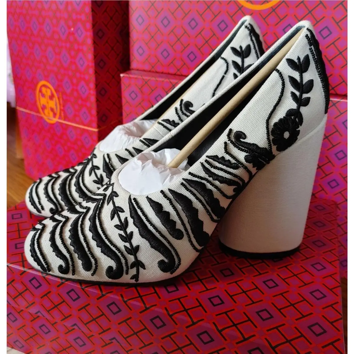 Tory Burch shoes - Lucia - Lucia - White & Black 1