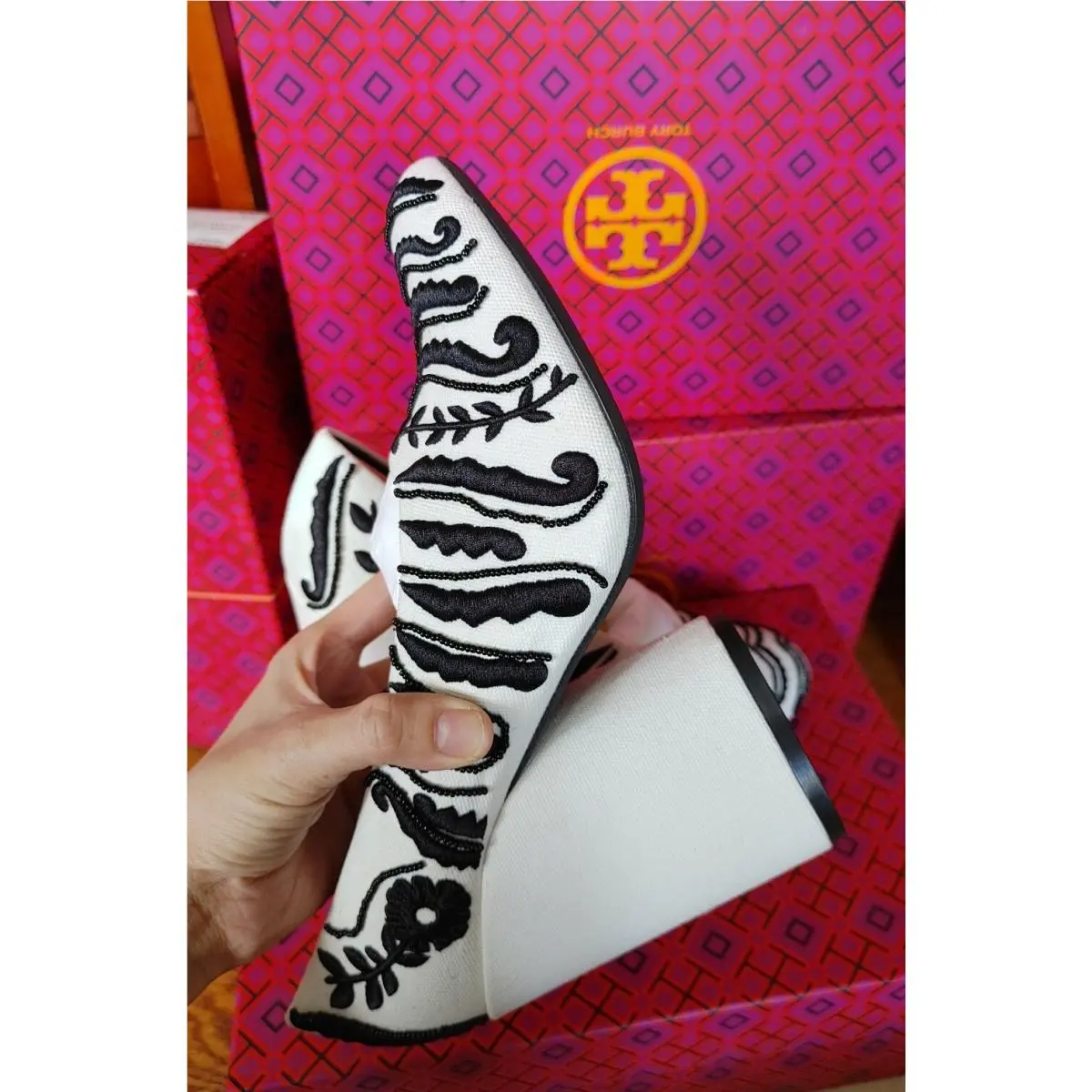 Tory Burch shoes - Lucia - Lucia - White & Black 6