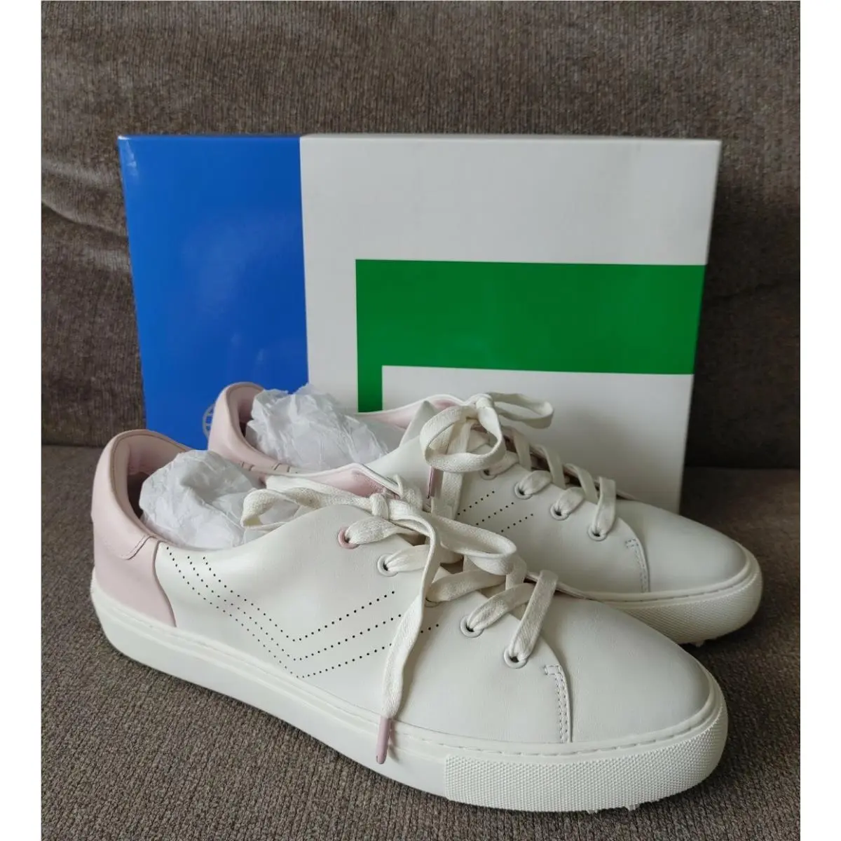 Tory Burch shoes - Tory Burch Perforated - Perforated - snow white/ cotton pink 0