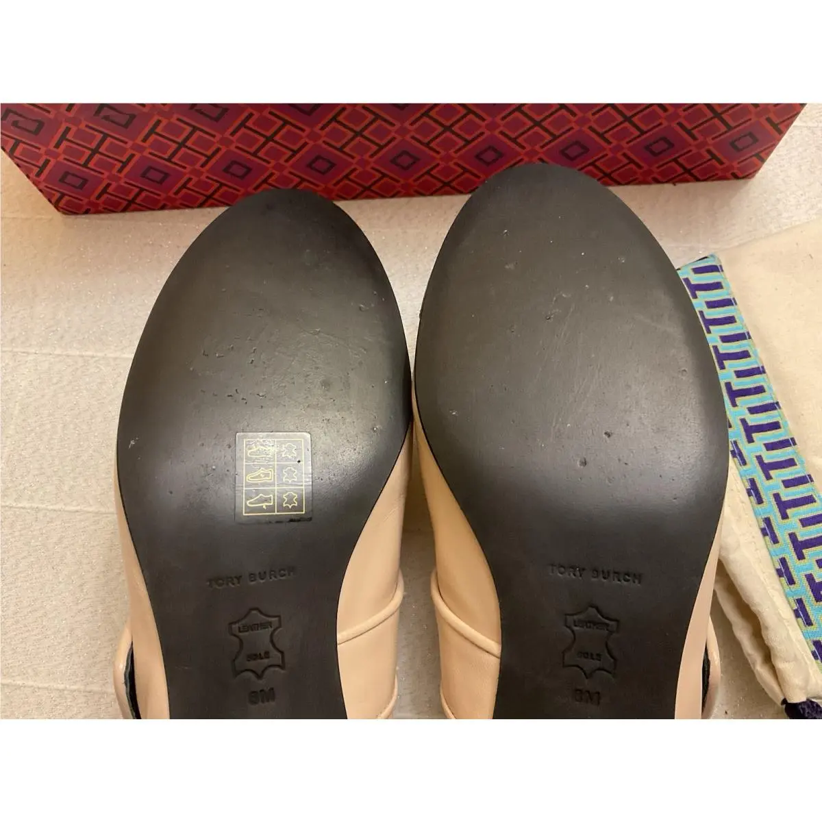 Tory Burch shoes - Rose Silk / Perfect Black 9