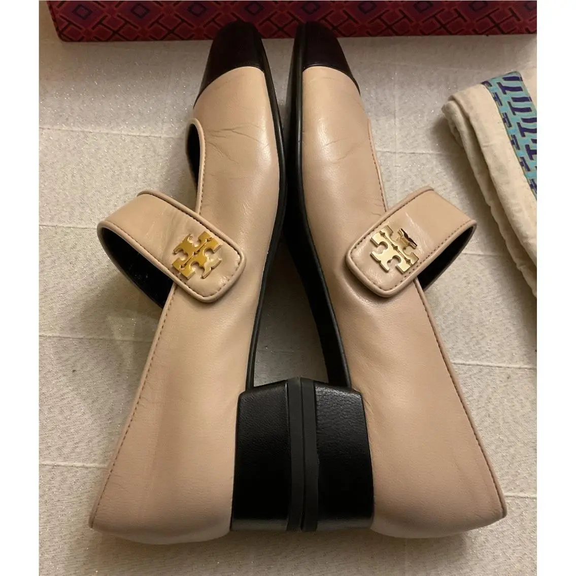 Tory Burch shoes - Rose Silk / Perfect Black 7