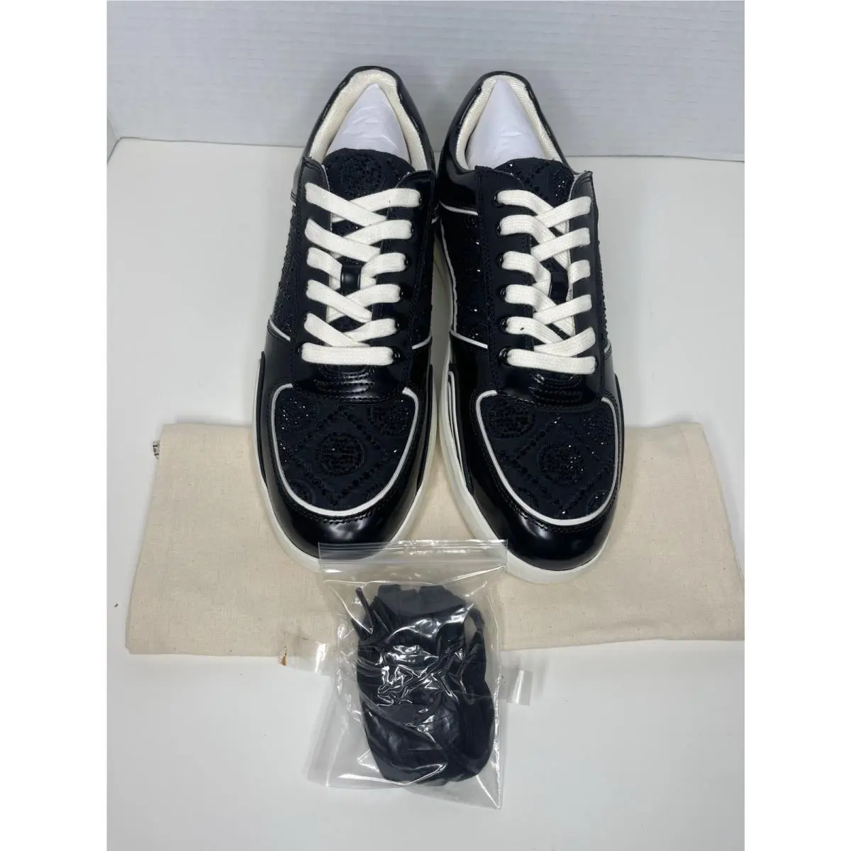 Tory Burch shoes - Tory Burch T Monogram Clover Court - Black 9