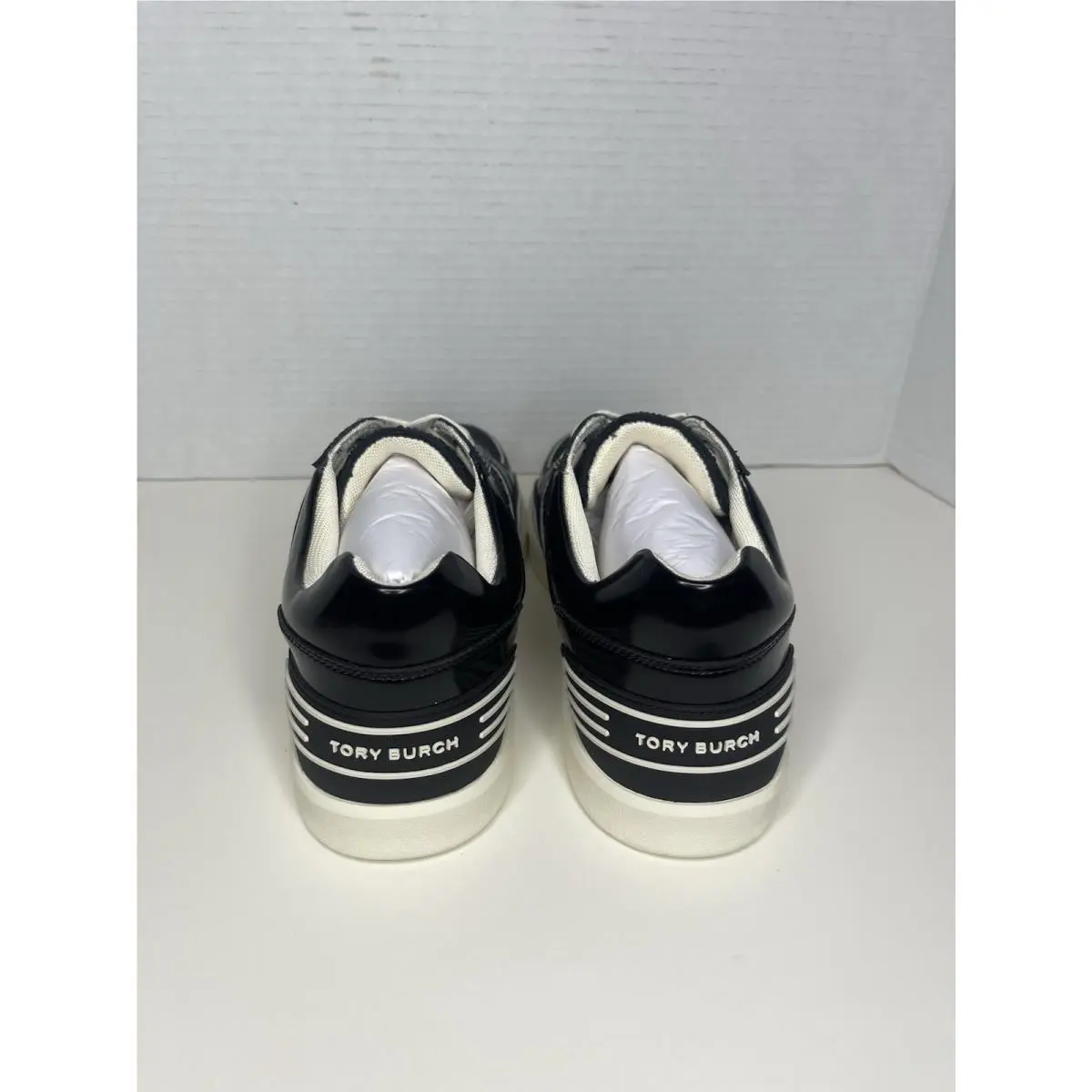 Tory Burch shoes - Tory Burch T Monogram Clover Court - Black 3