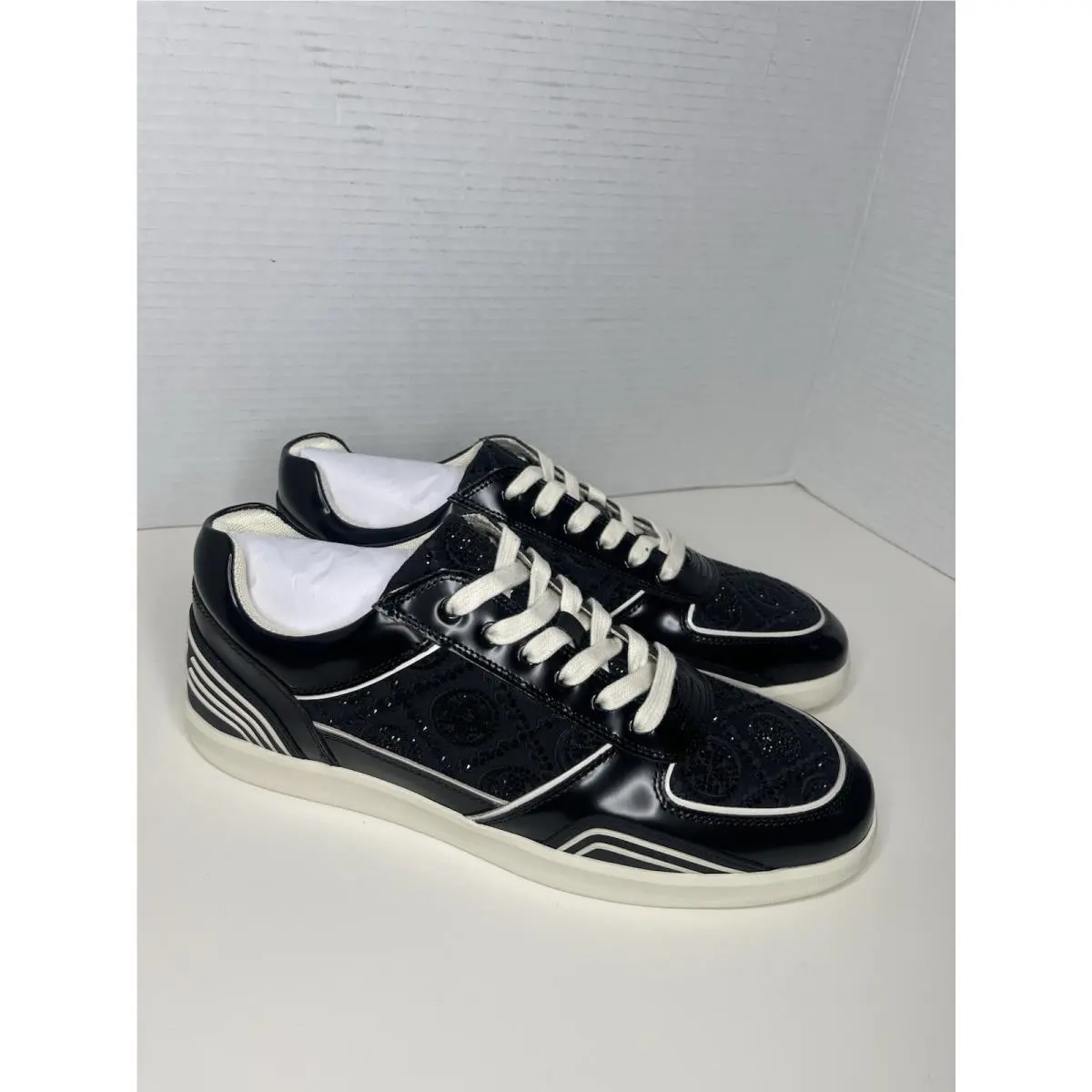 Tory Burch shoes - Tory Burch T Monogram Clover Court - Black 4