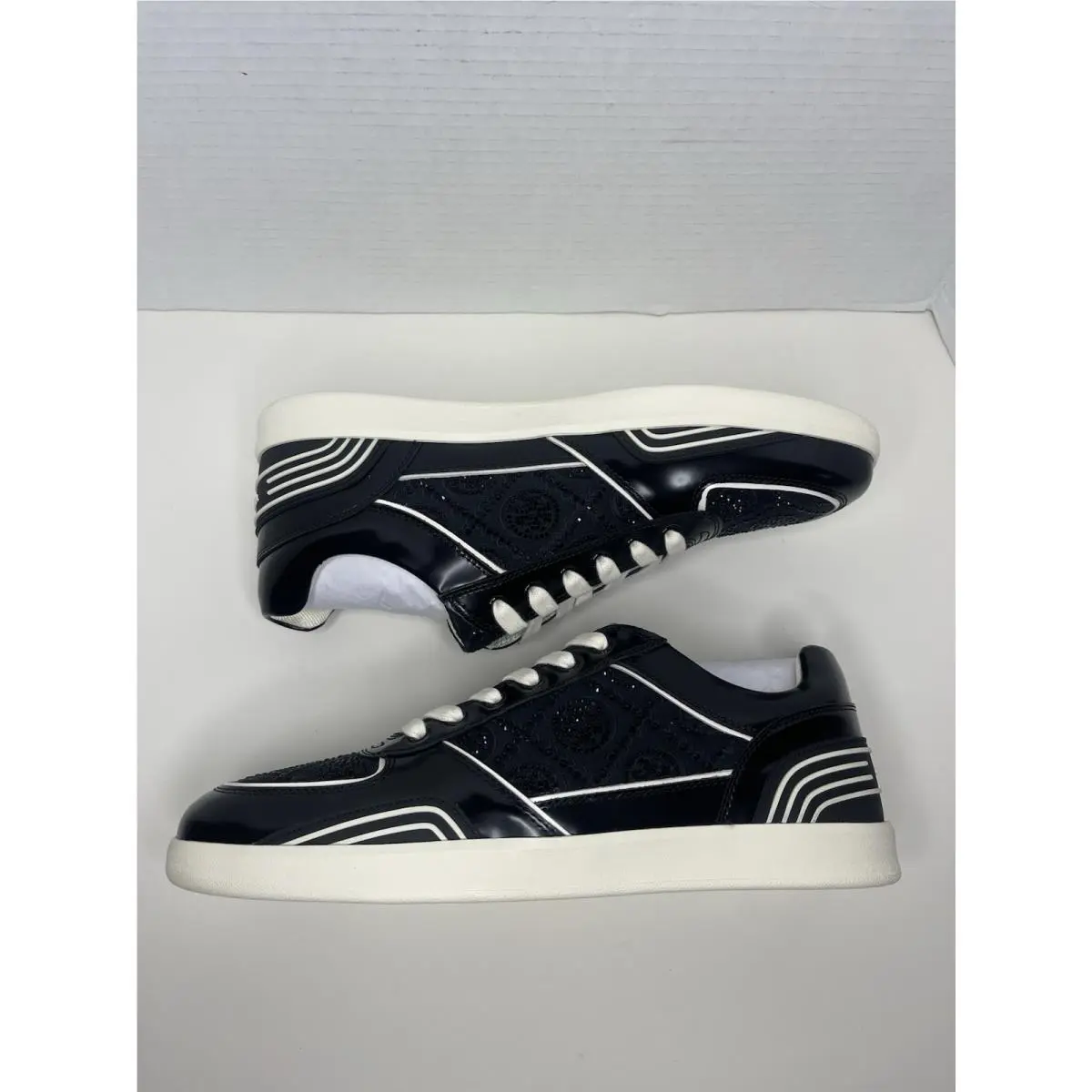 Tory Burch shoes - Tory Burch T Monogram Clover Court - Black 7