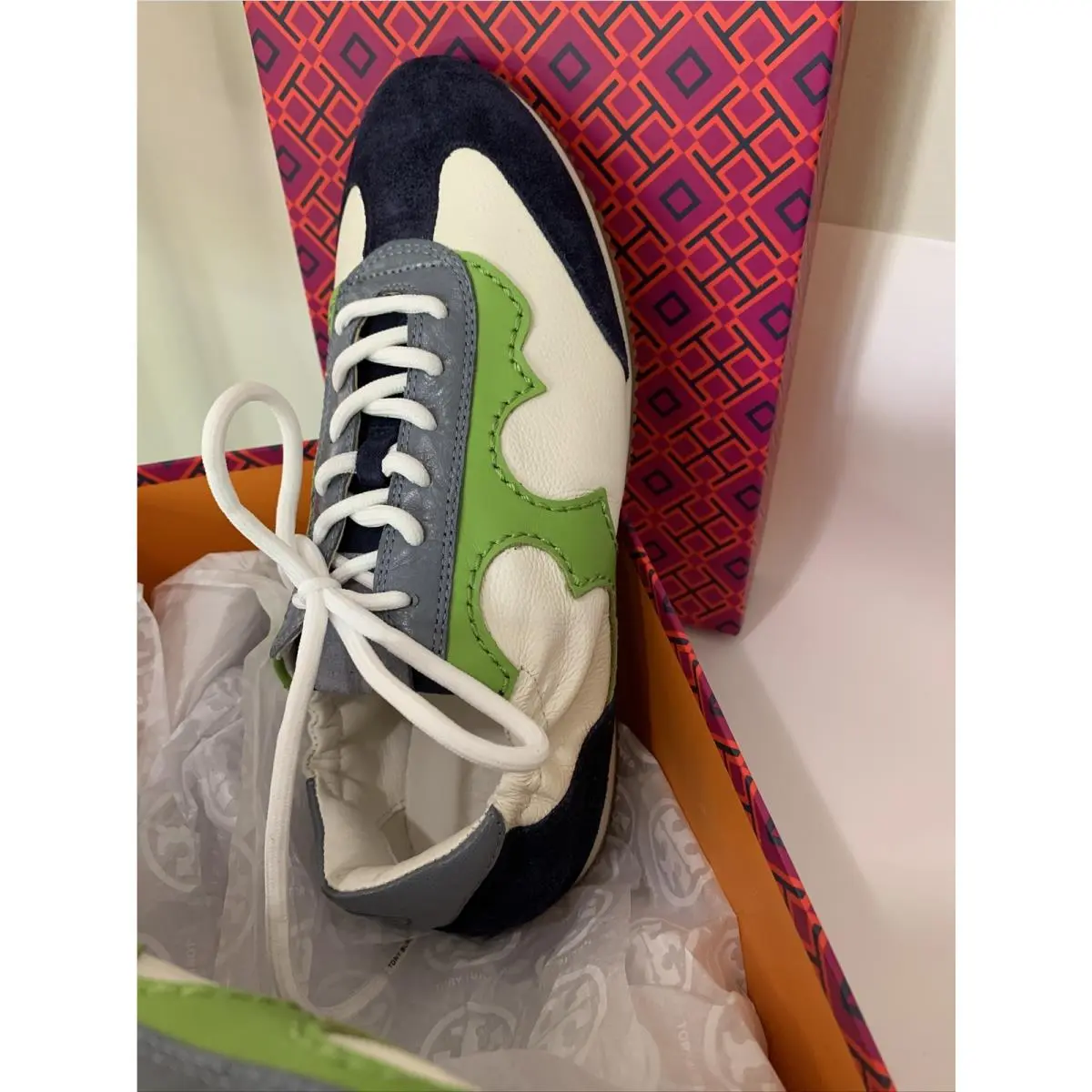 Tory Burch shoes - Tory Burch Annie - Annie - Annie Sneaker - Blue 3