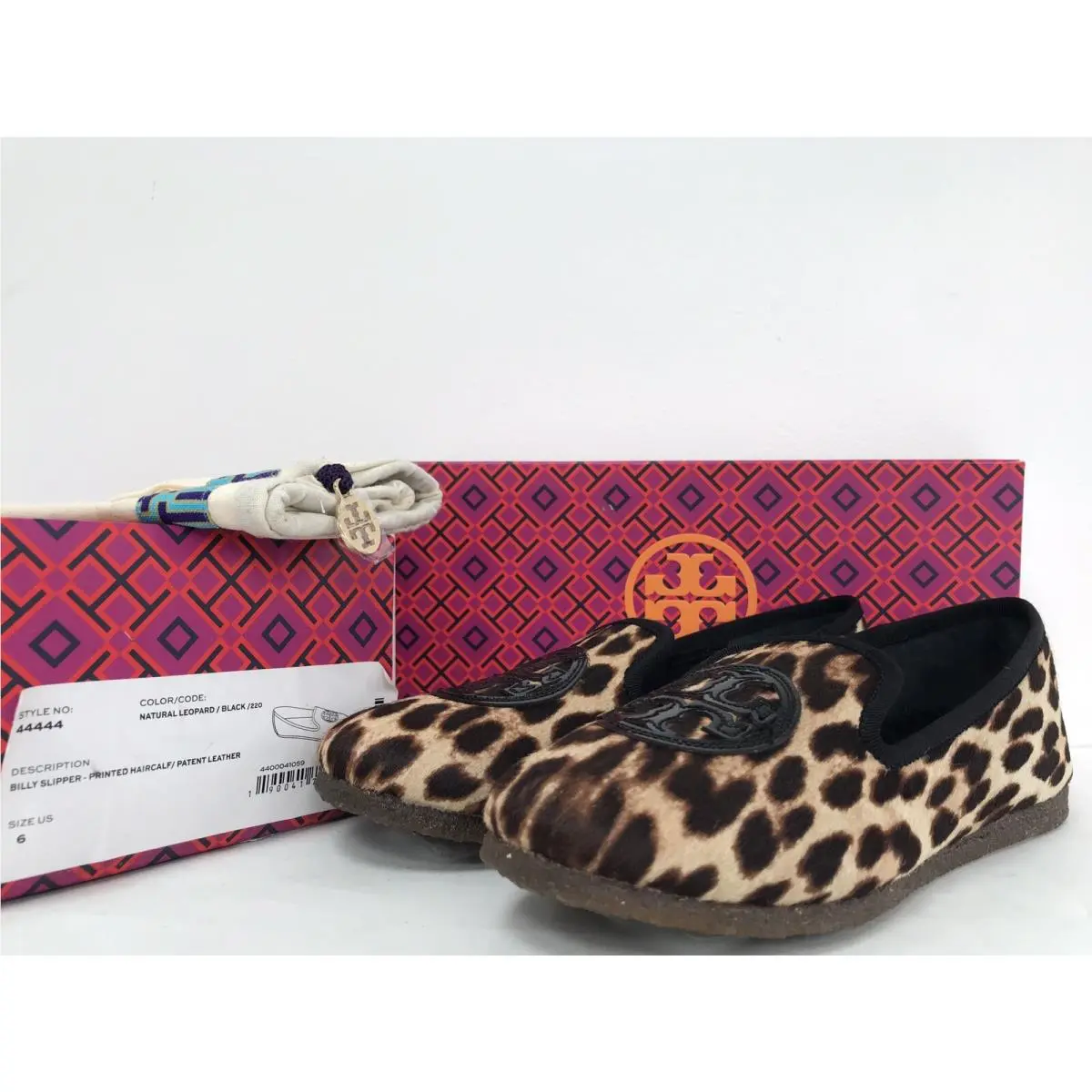 Tory Burch shoes - Billy - Billy - Natural Leopard/Black (UPC: 190041702824) 0