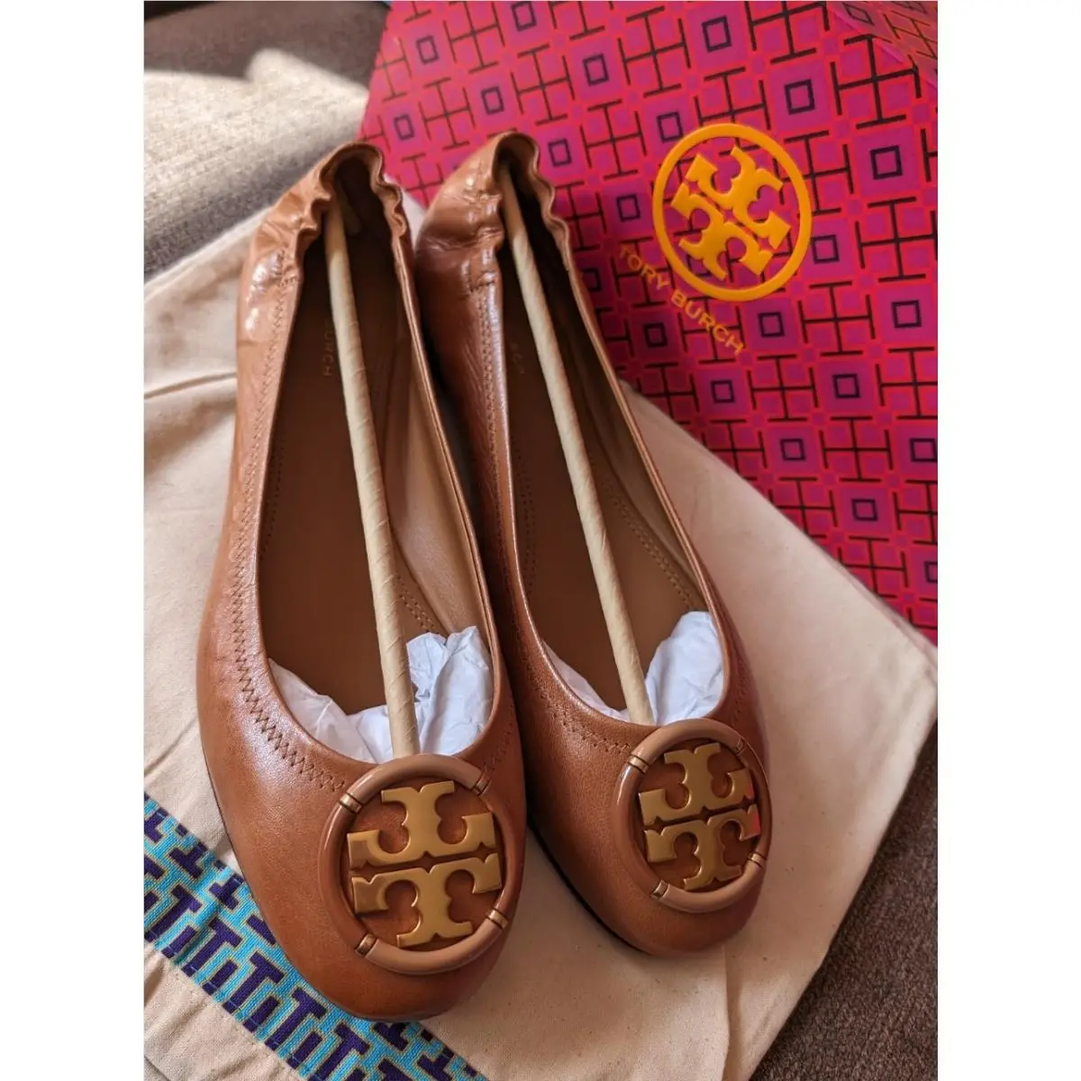 Tory Burch shoes - Tory Burch Logo - Logo - tan 5