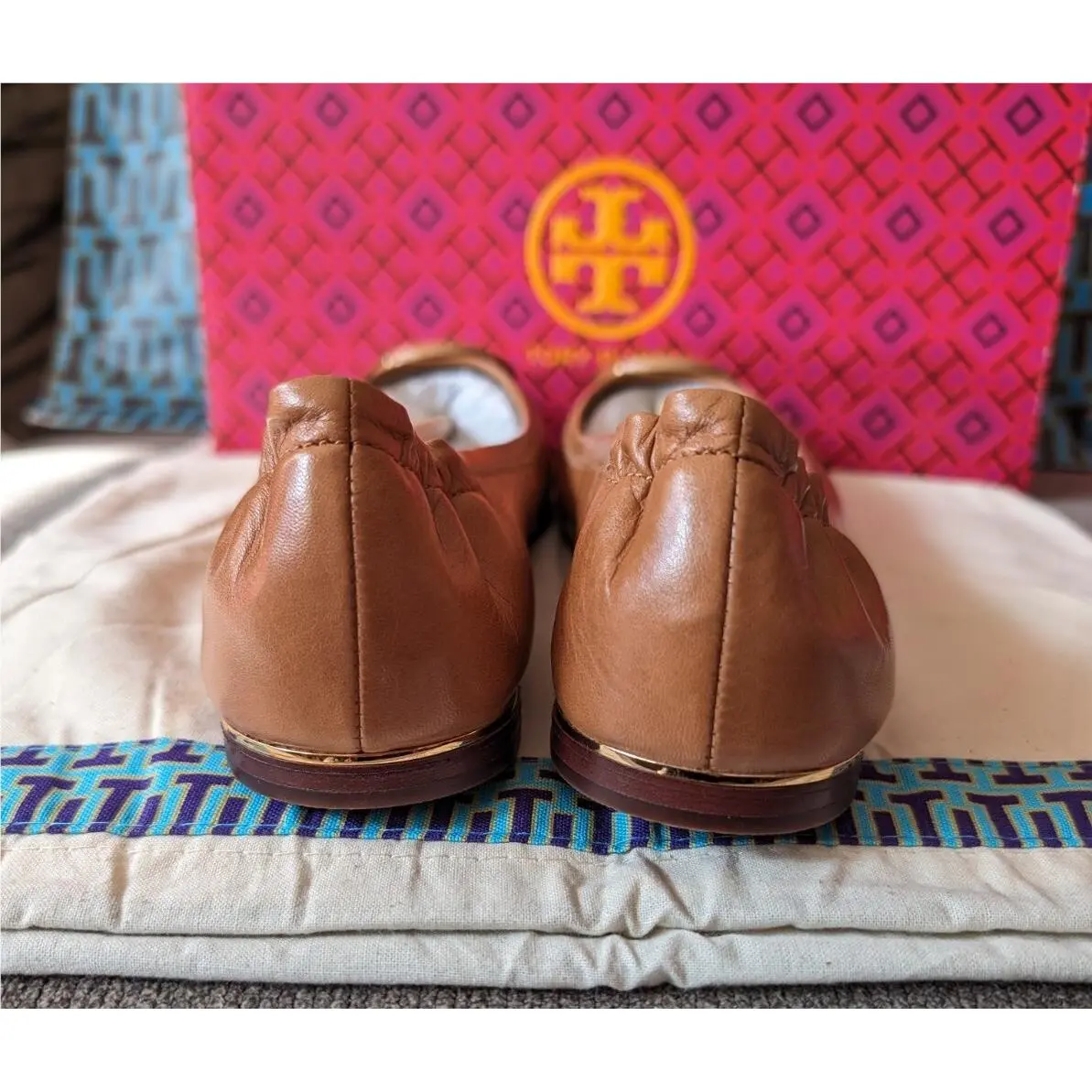 Tory Burch shoes - Tory Burch Logo - Logo - tan 6