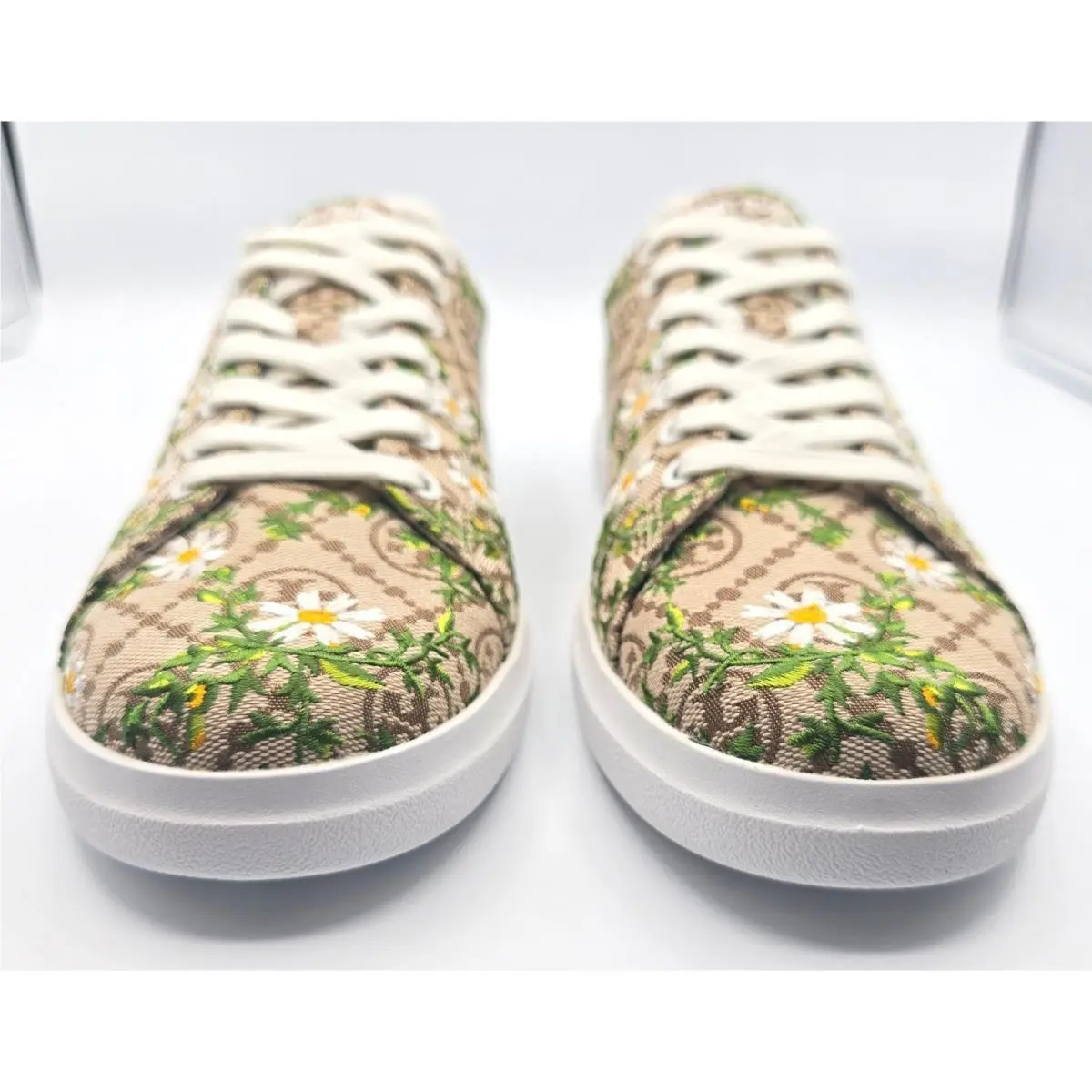 Tory Burch shoes - Howell T-Monogram Embroidered - Howell Embroidered - Beige 2