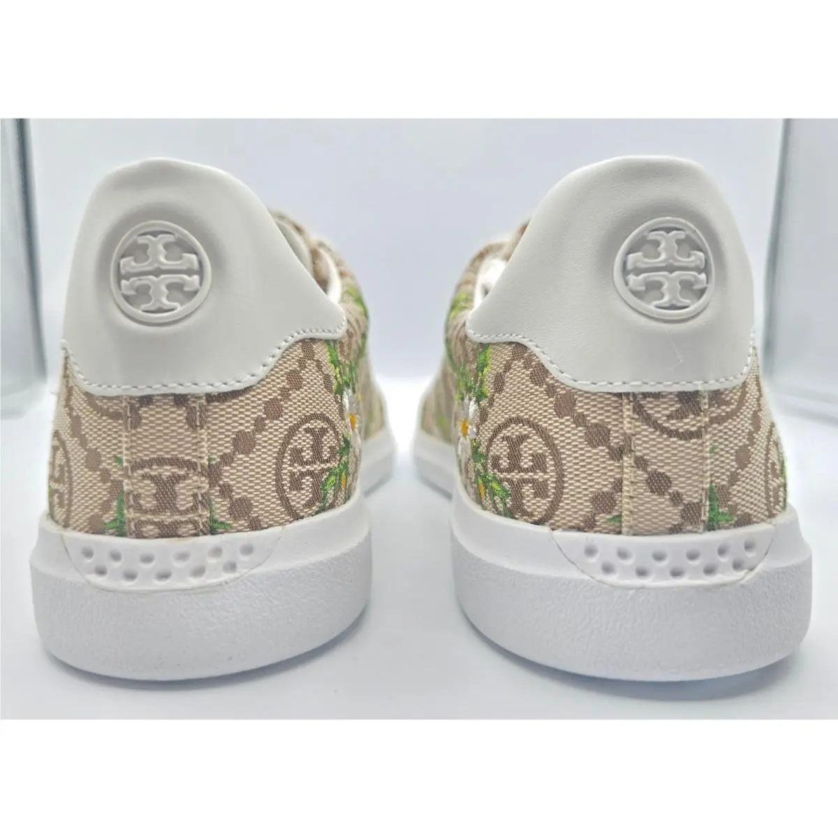 Tory Burch shoes - Howell T-Monogram Embroidered - Howell Embroidered - Beige 6